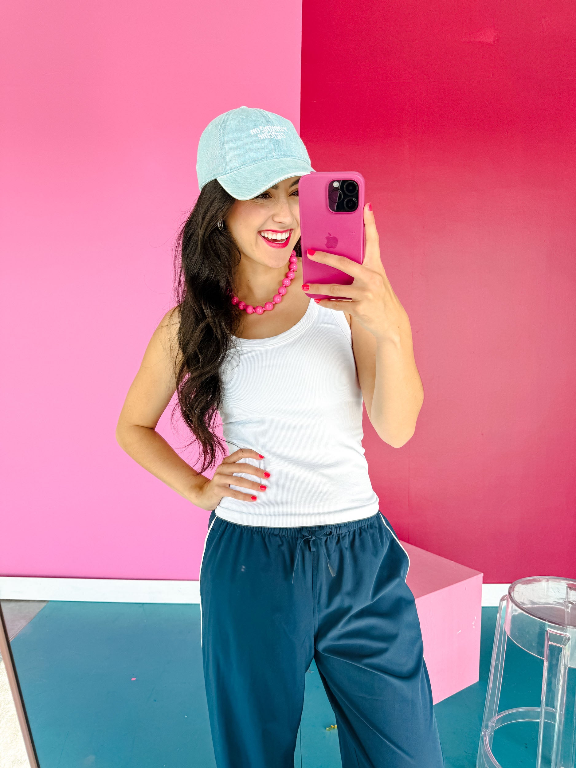 Marjorie Ribbed Reversible Tank - Bright White
