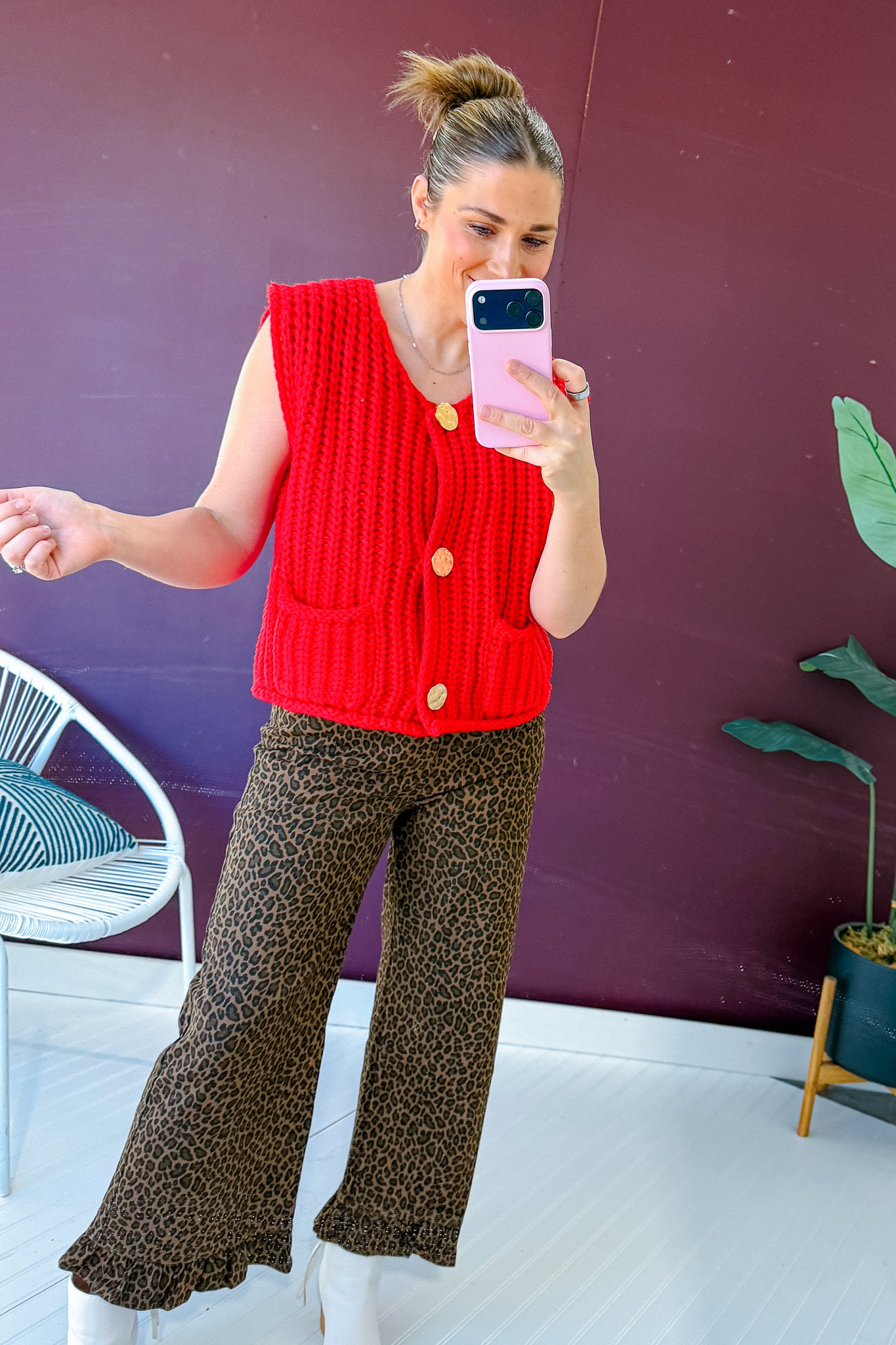 Mattie Chunky Sweater Vest