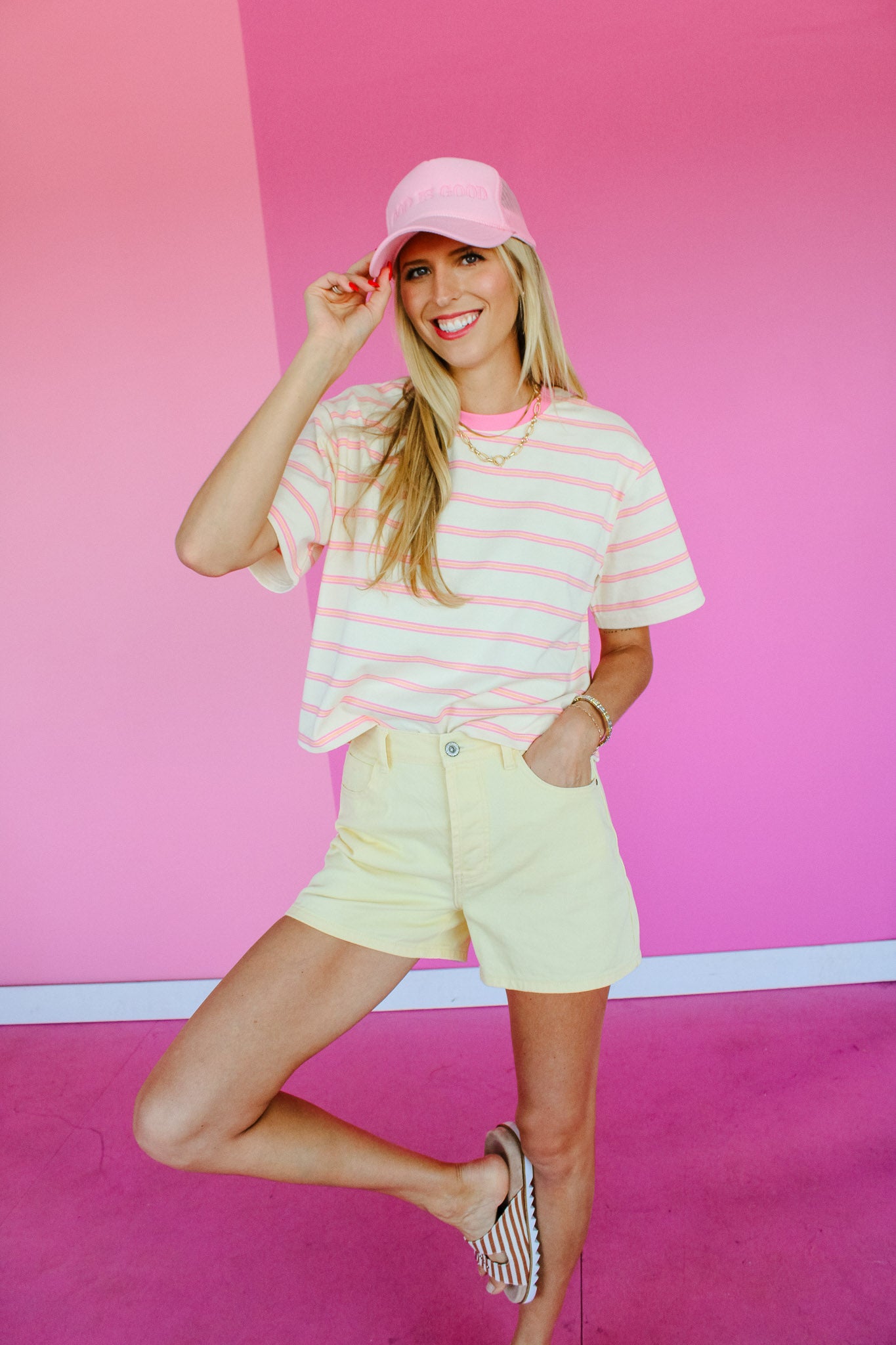 Adriane Striped Tee