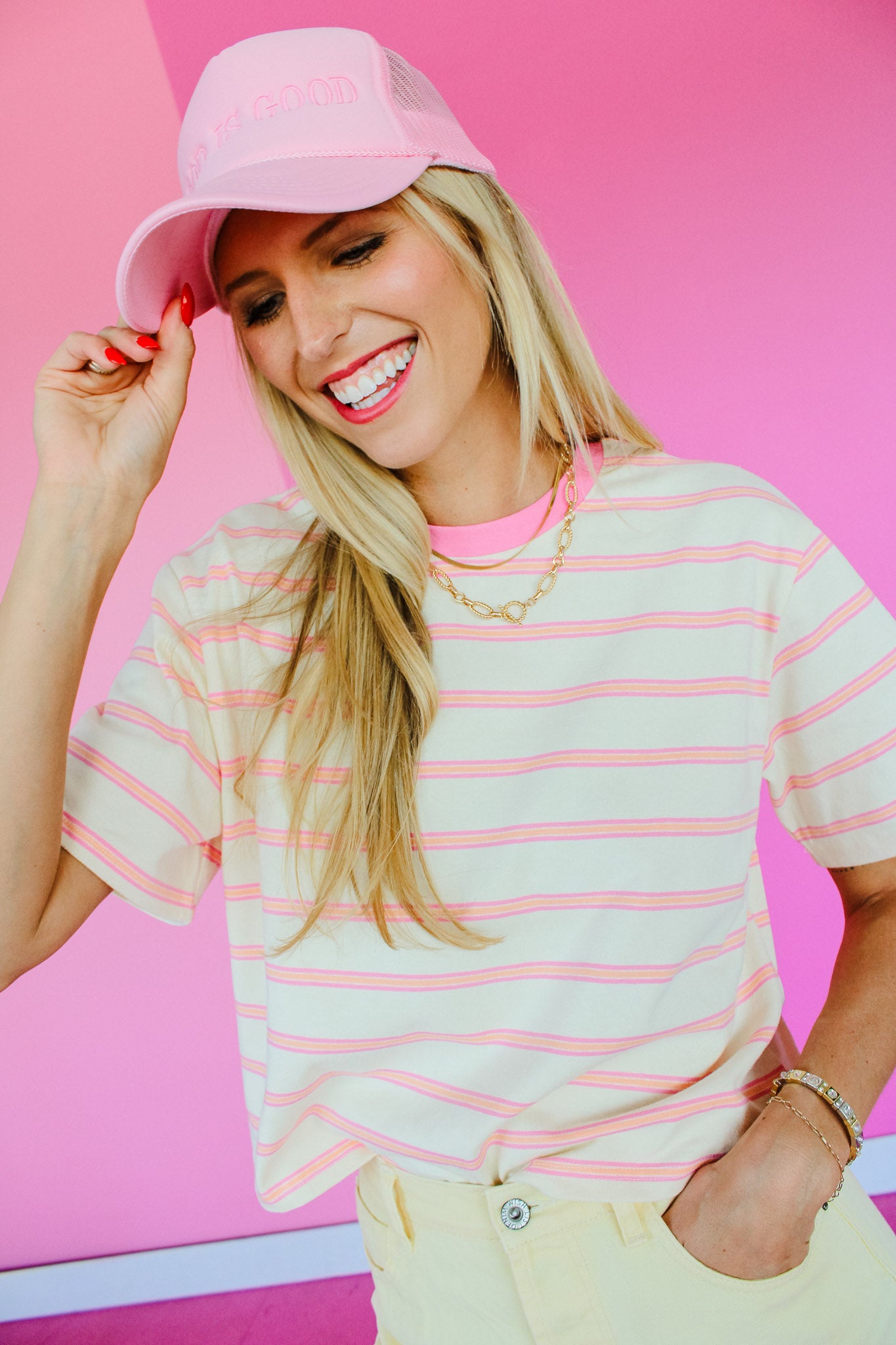 Adriane Striped Tee