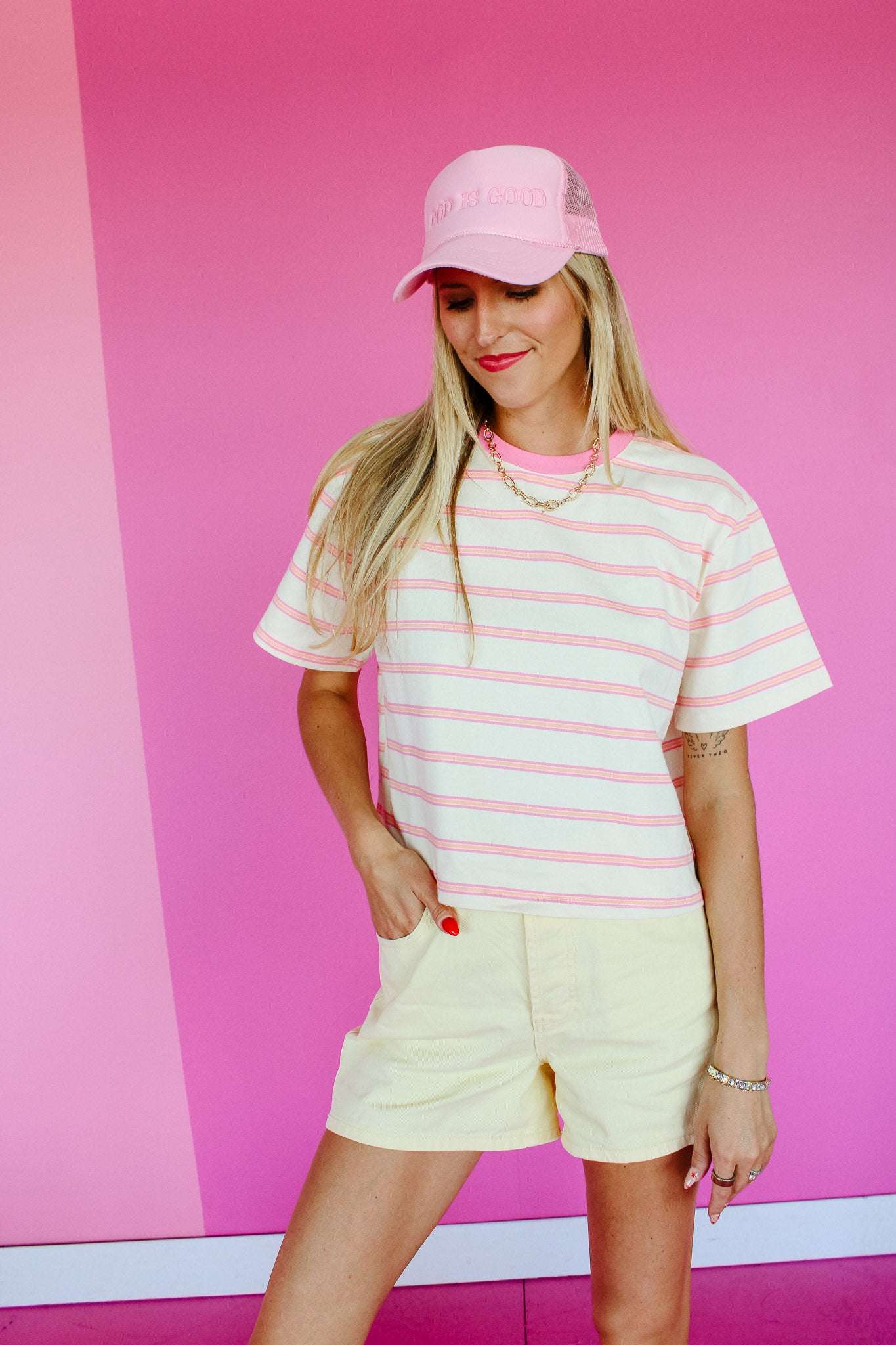 Adriane Striped Tee