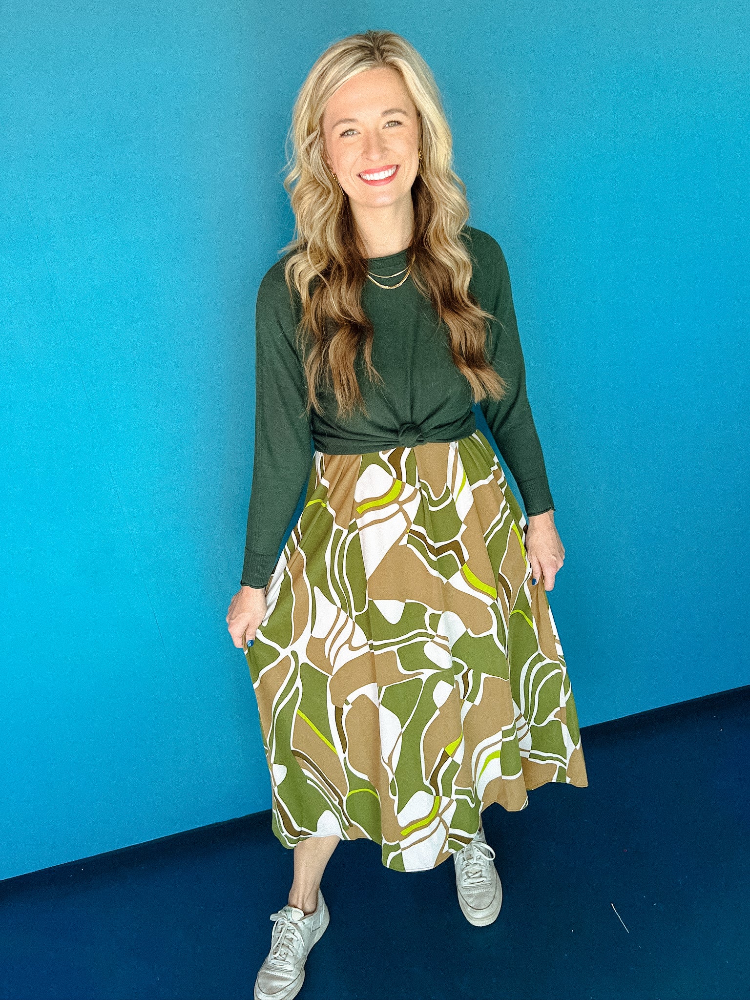 Time Will Tell Maxi Dress - Olive + Khaki