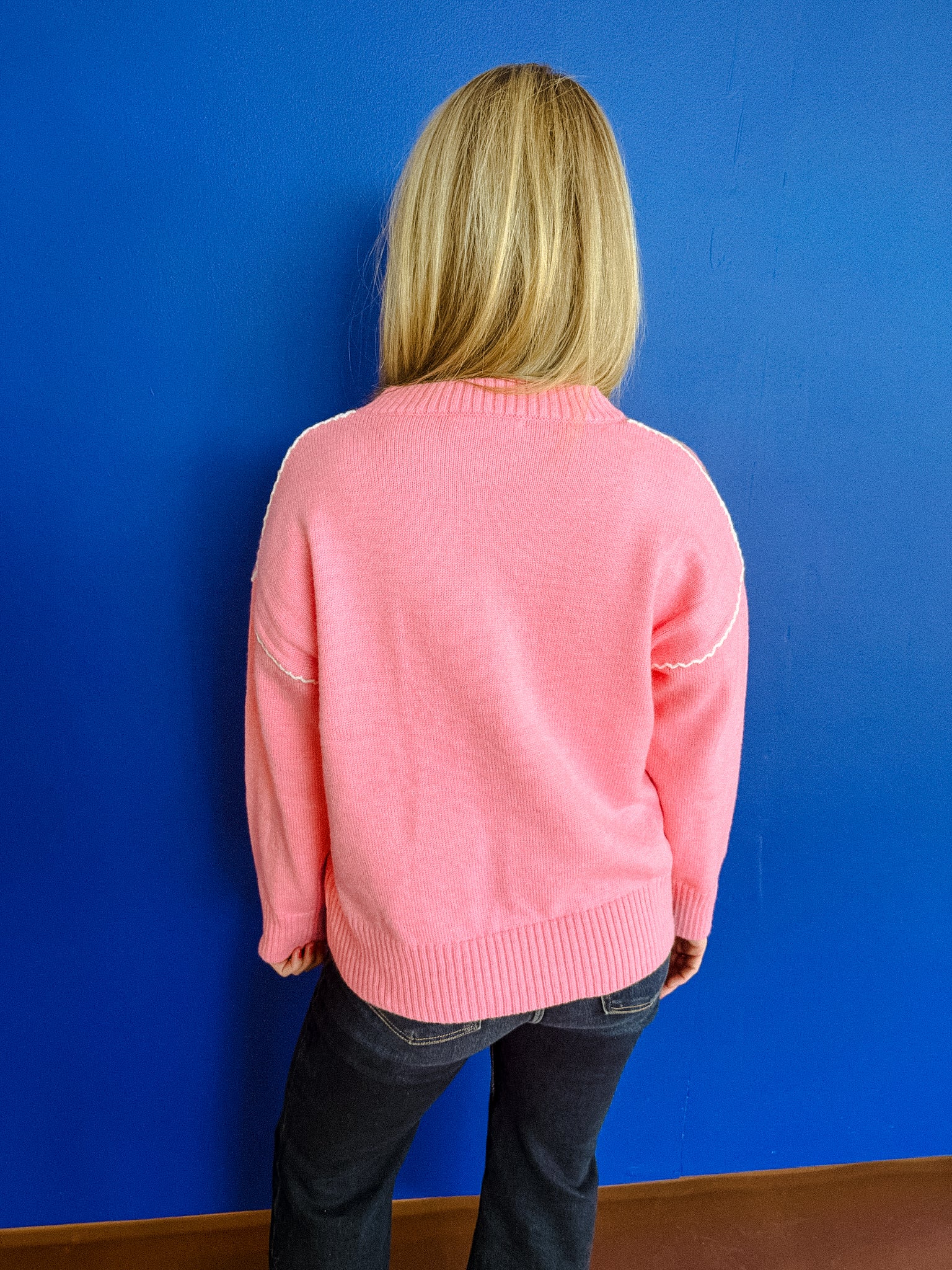 Melianie Sweater - Flamingo Pink