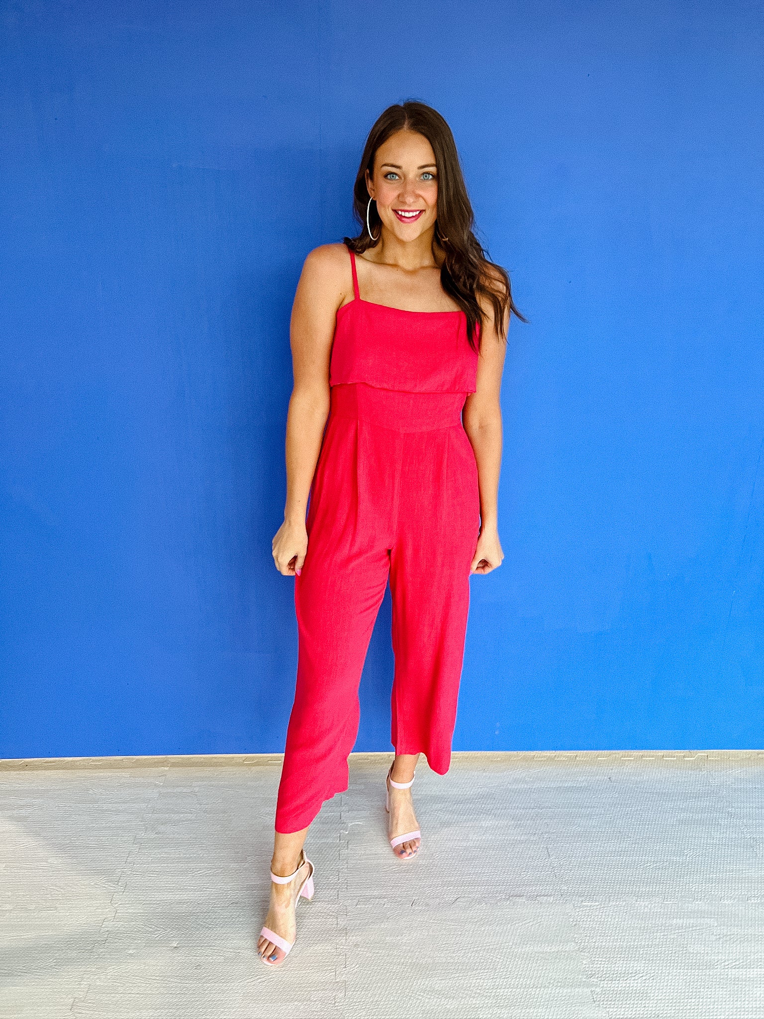 Arizona Jumpsuit - Faded Raspberry