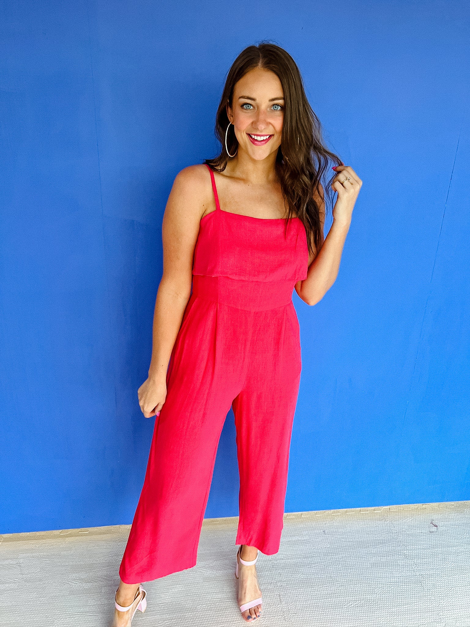 Arizona Jumpsuit - Faded Raspberry