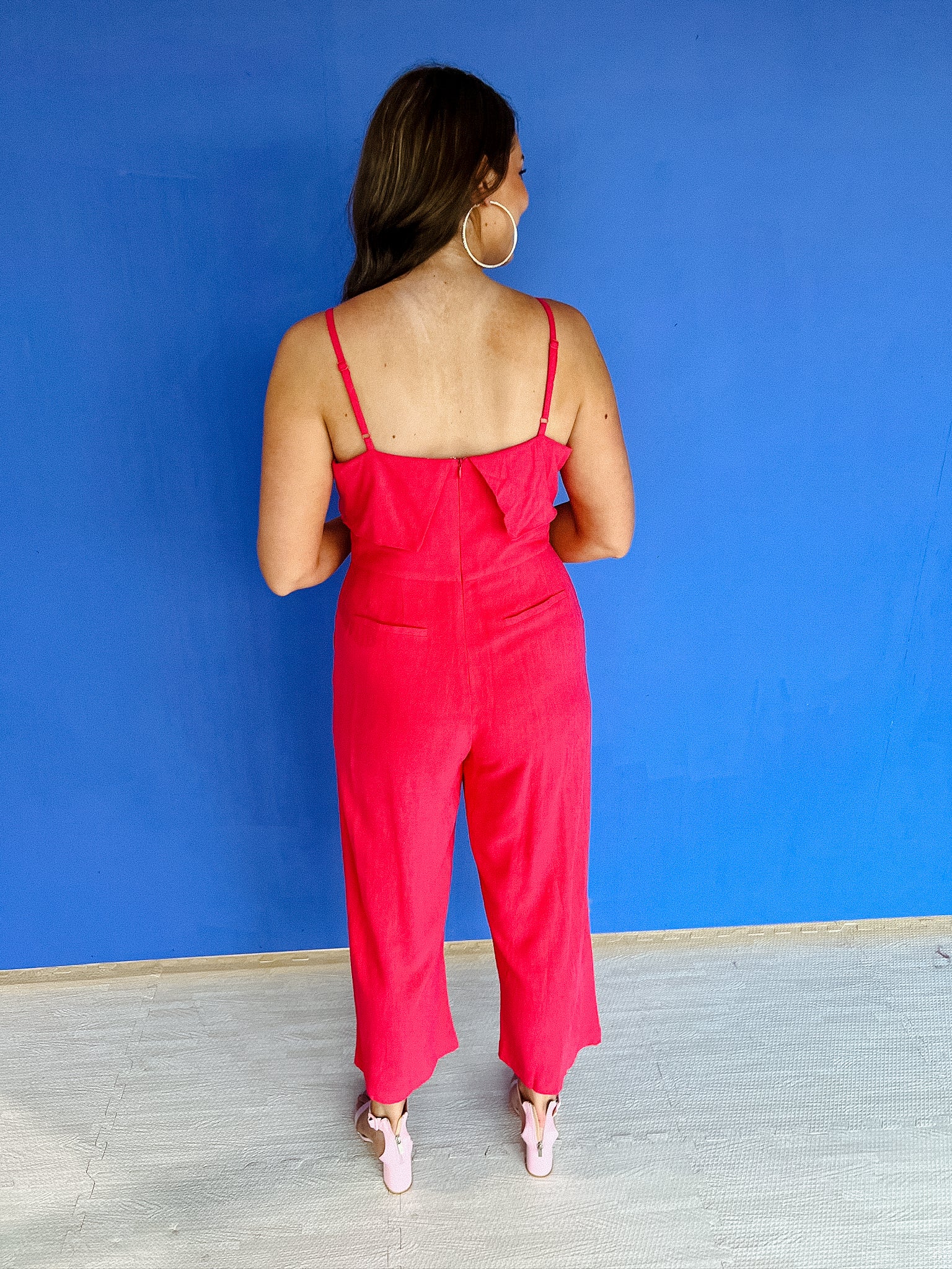 Arizona Jumpsuit - Faded Raspberry