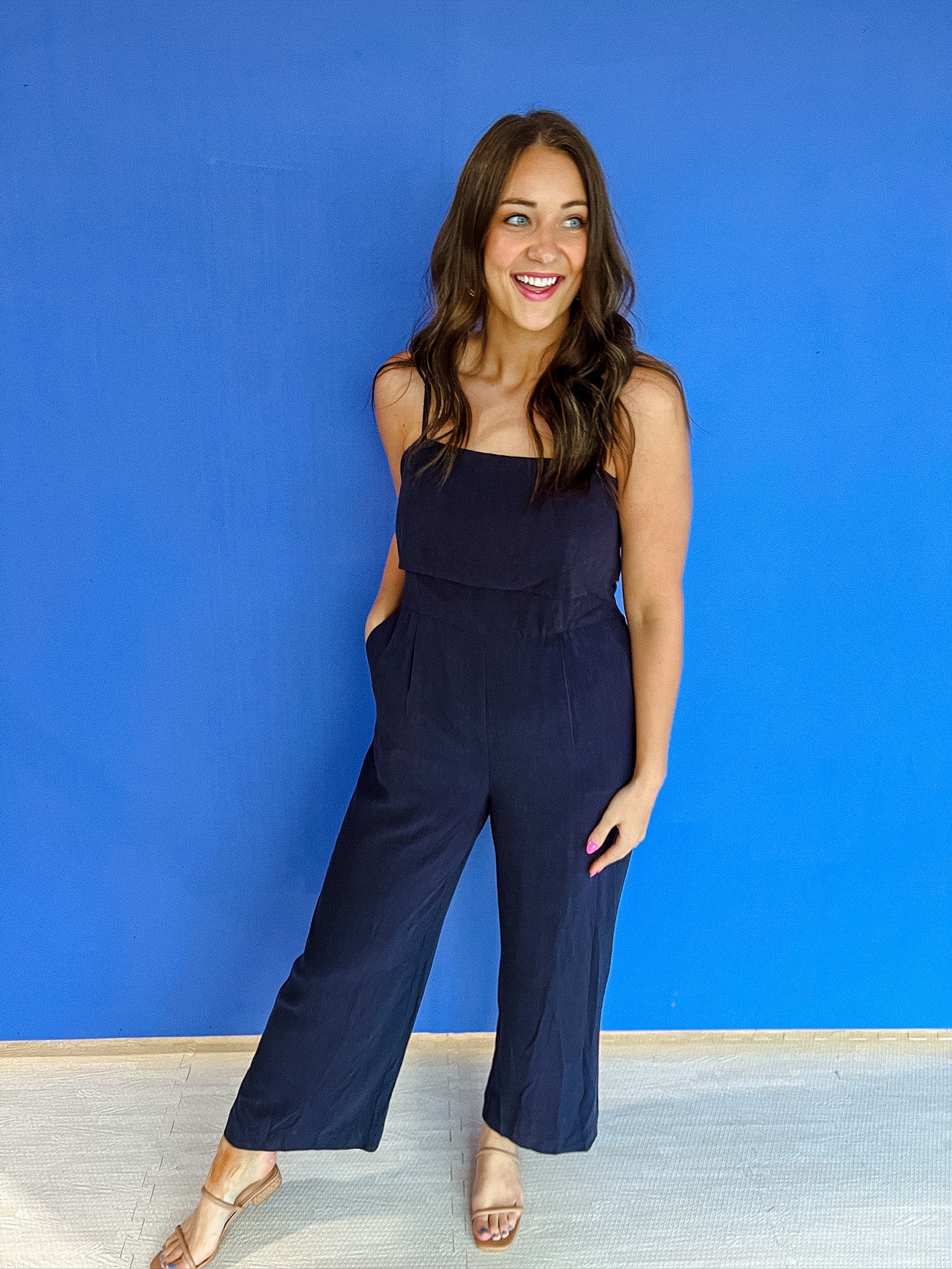 Arizona Jumpsuit - French Navy