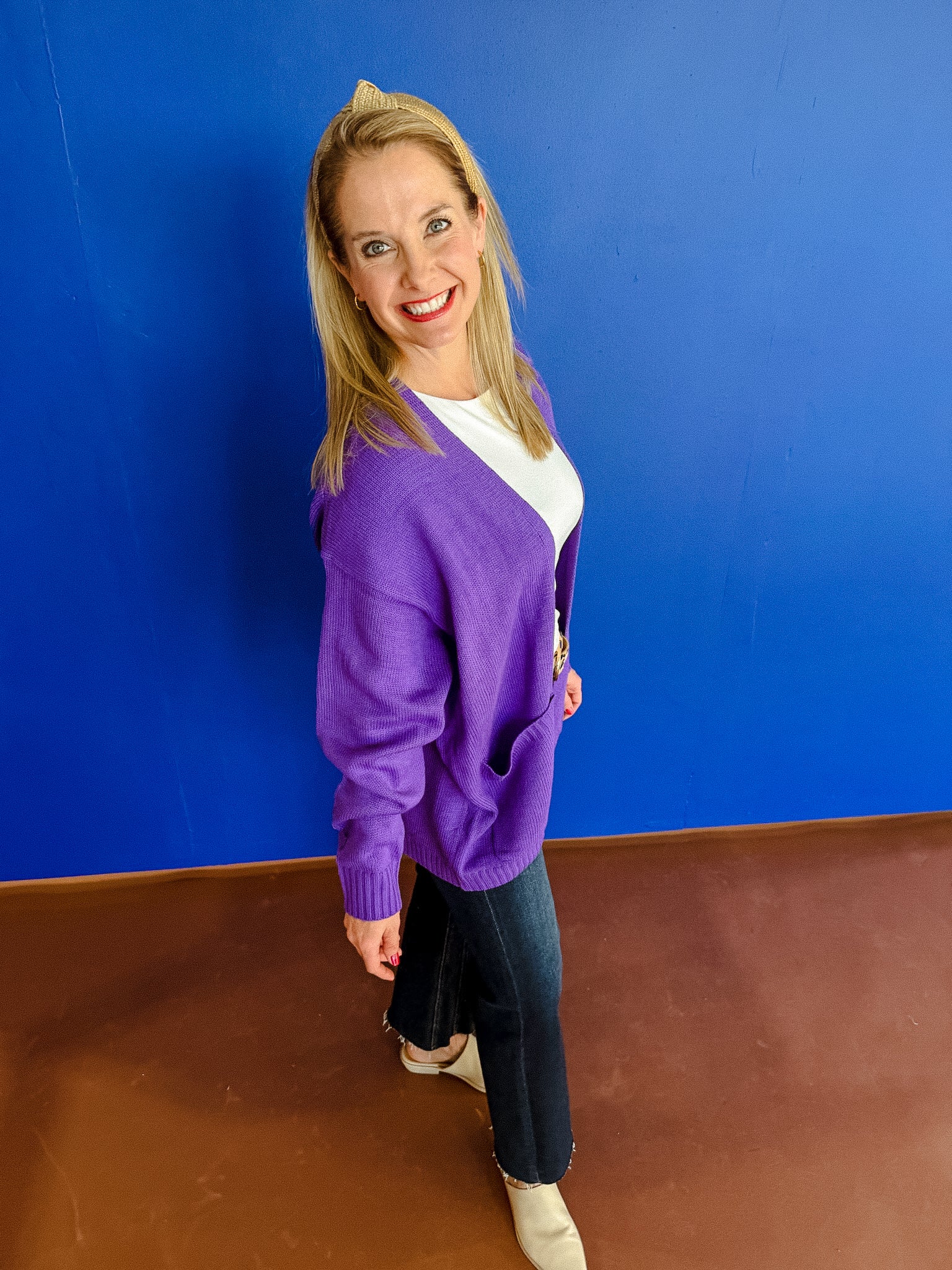 Libby Cardigan - Violet