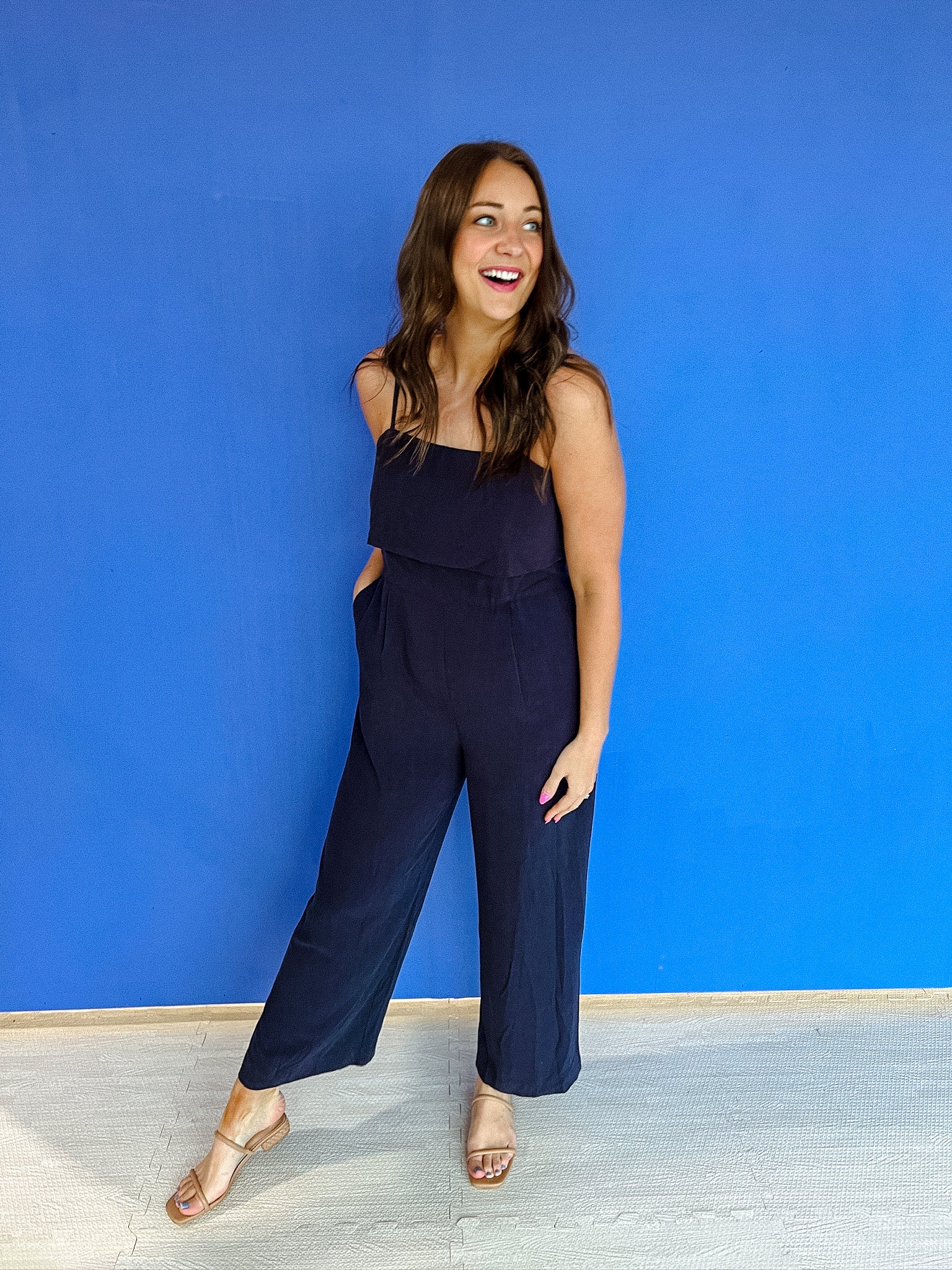 Arizona Jumpsuit - French Navy