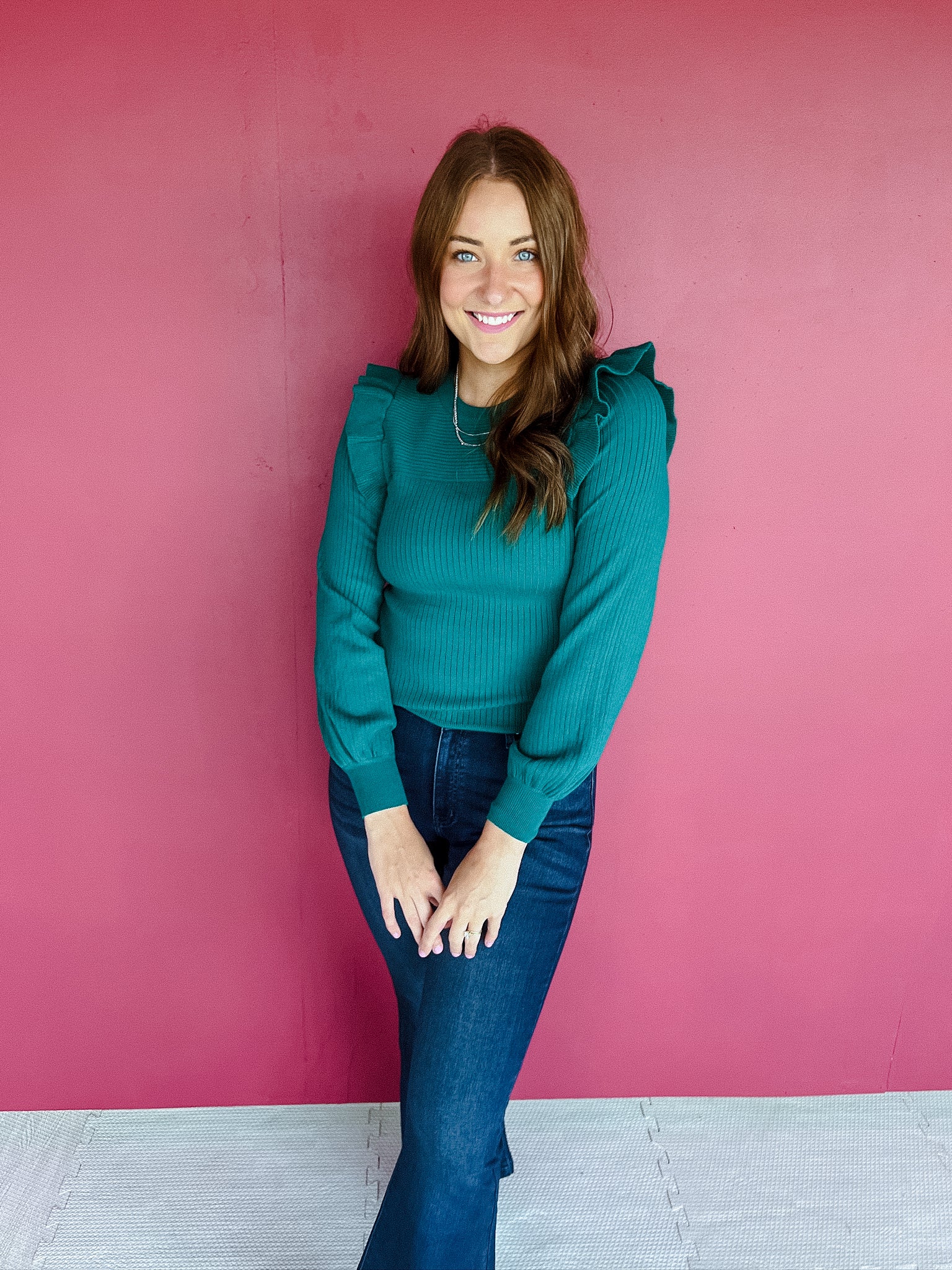 Bethany Sweater - Sea Green