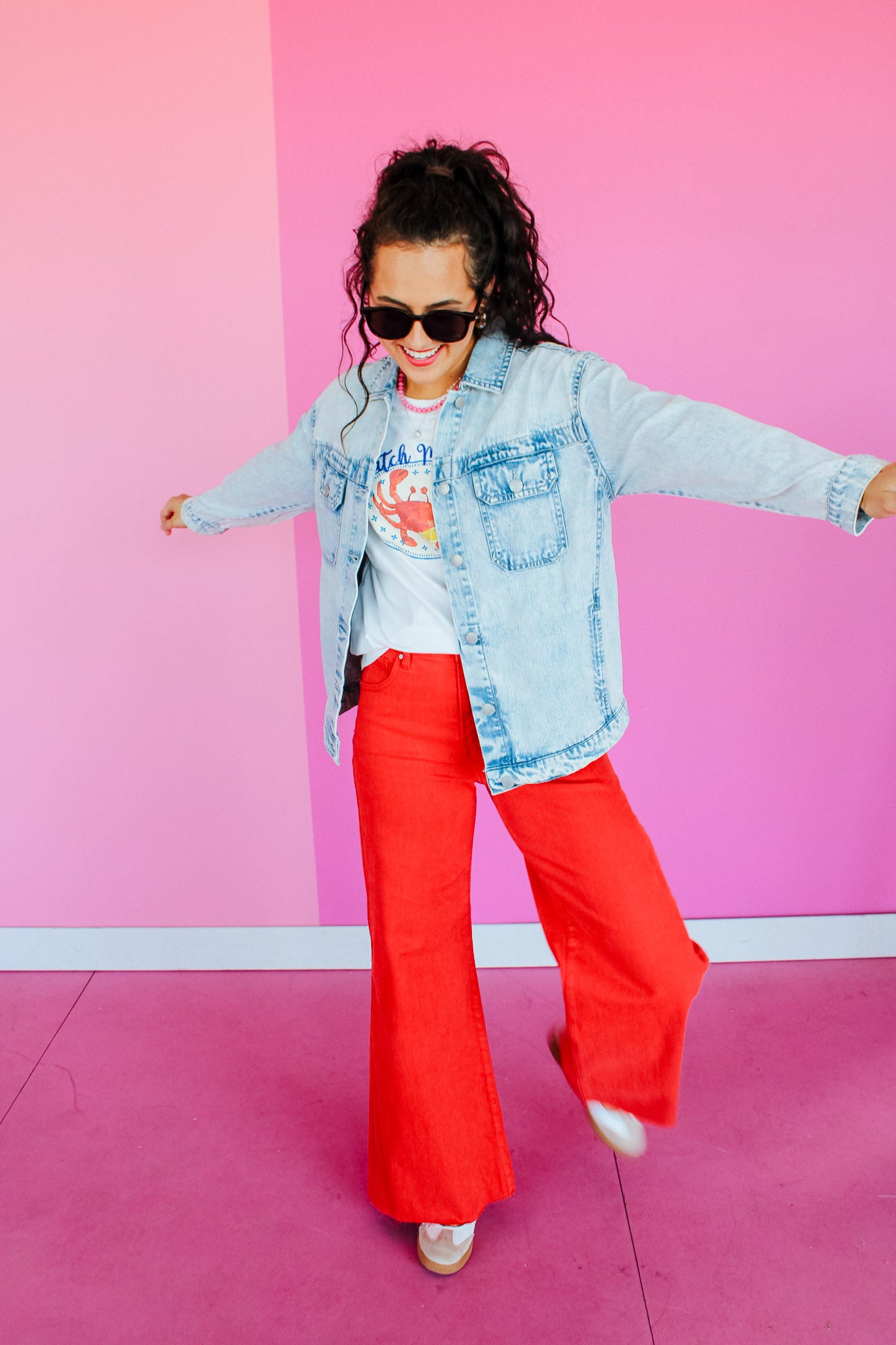 Casey Denim Jacket - Light Acid Wash
