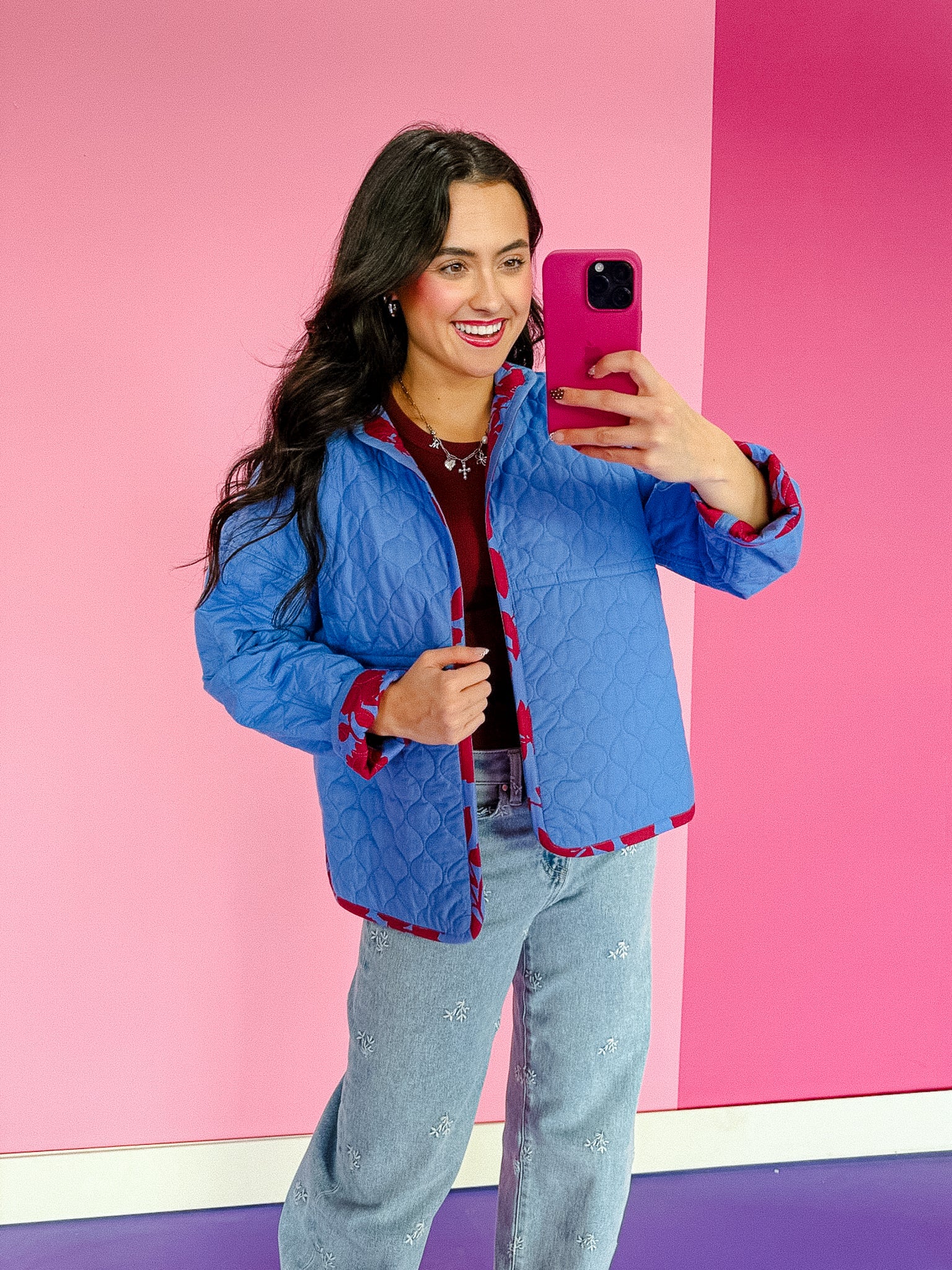 [Ellevate Basics] Clare Reversible Quilted Jacket