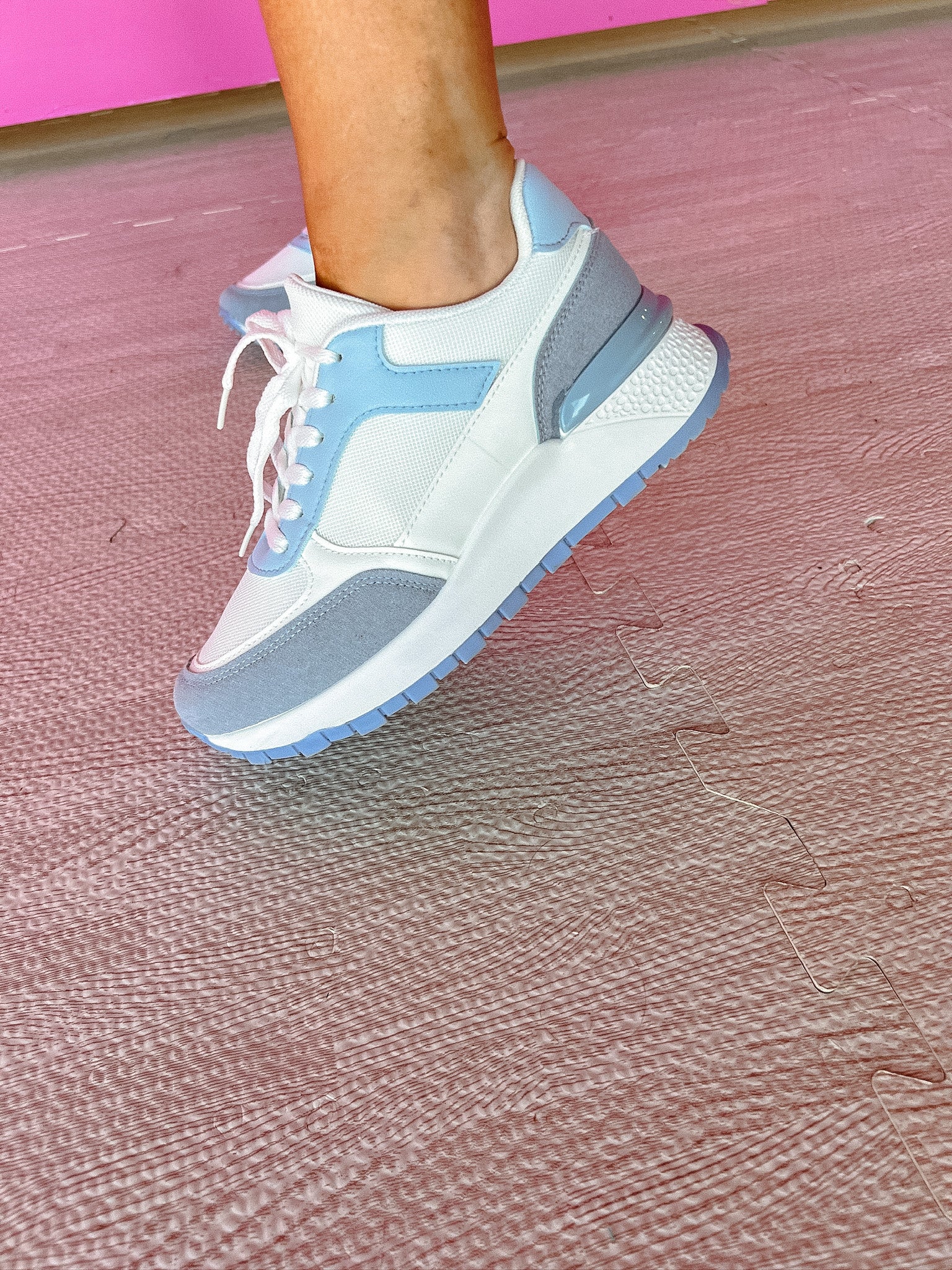 Janey Sneaker - Powder Blue