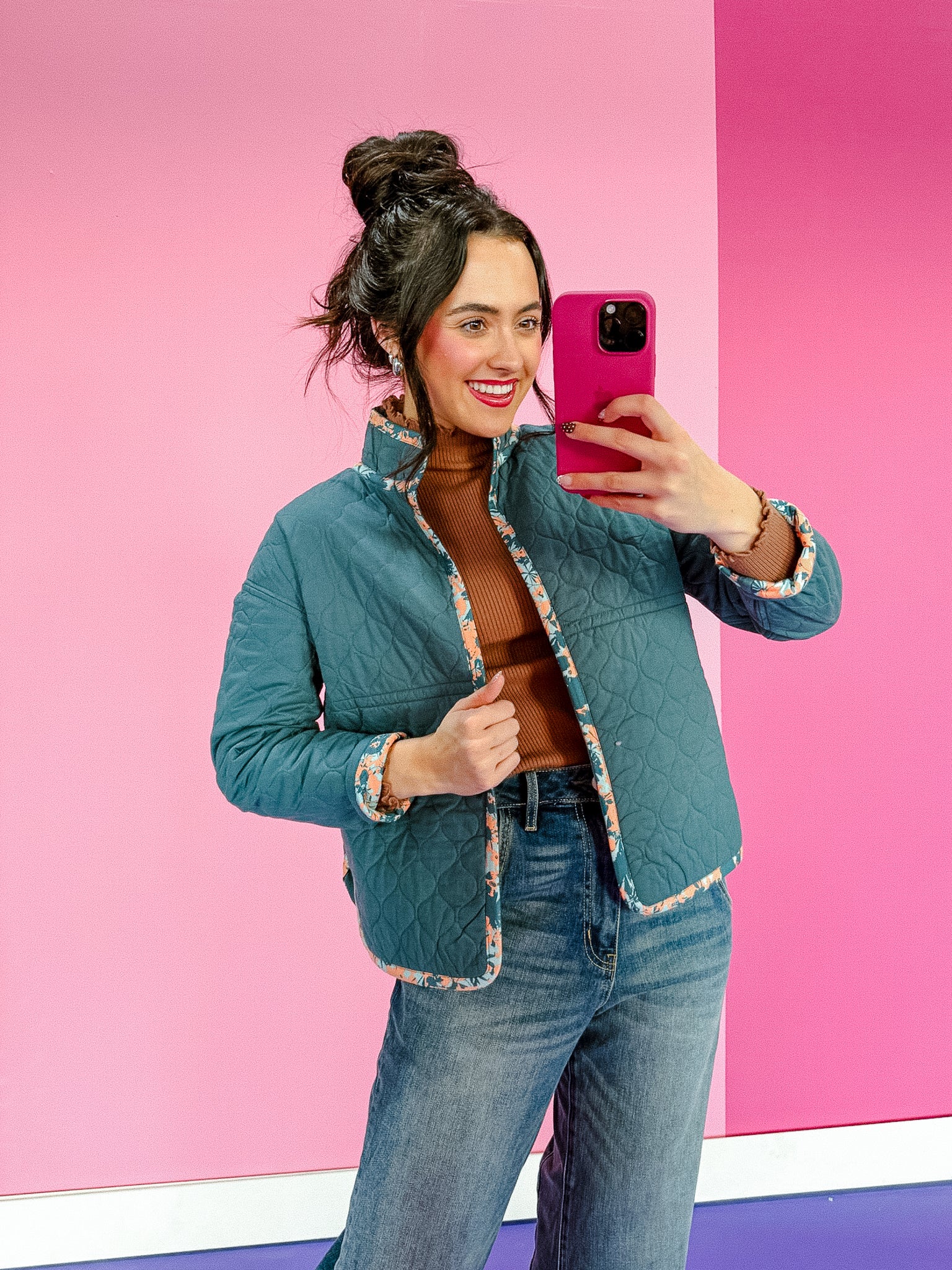 [Ellevate Basics] Clare Reversible Quilted Jacket