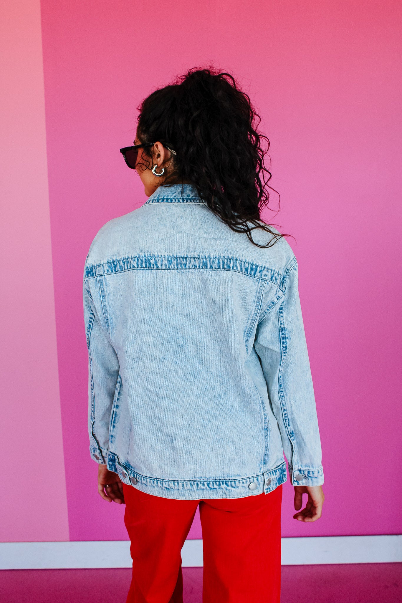 Casey Denim Jacket - Light Acid Wash