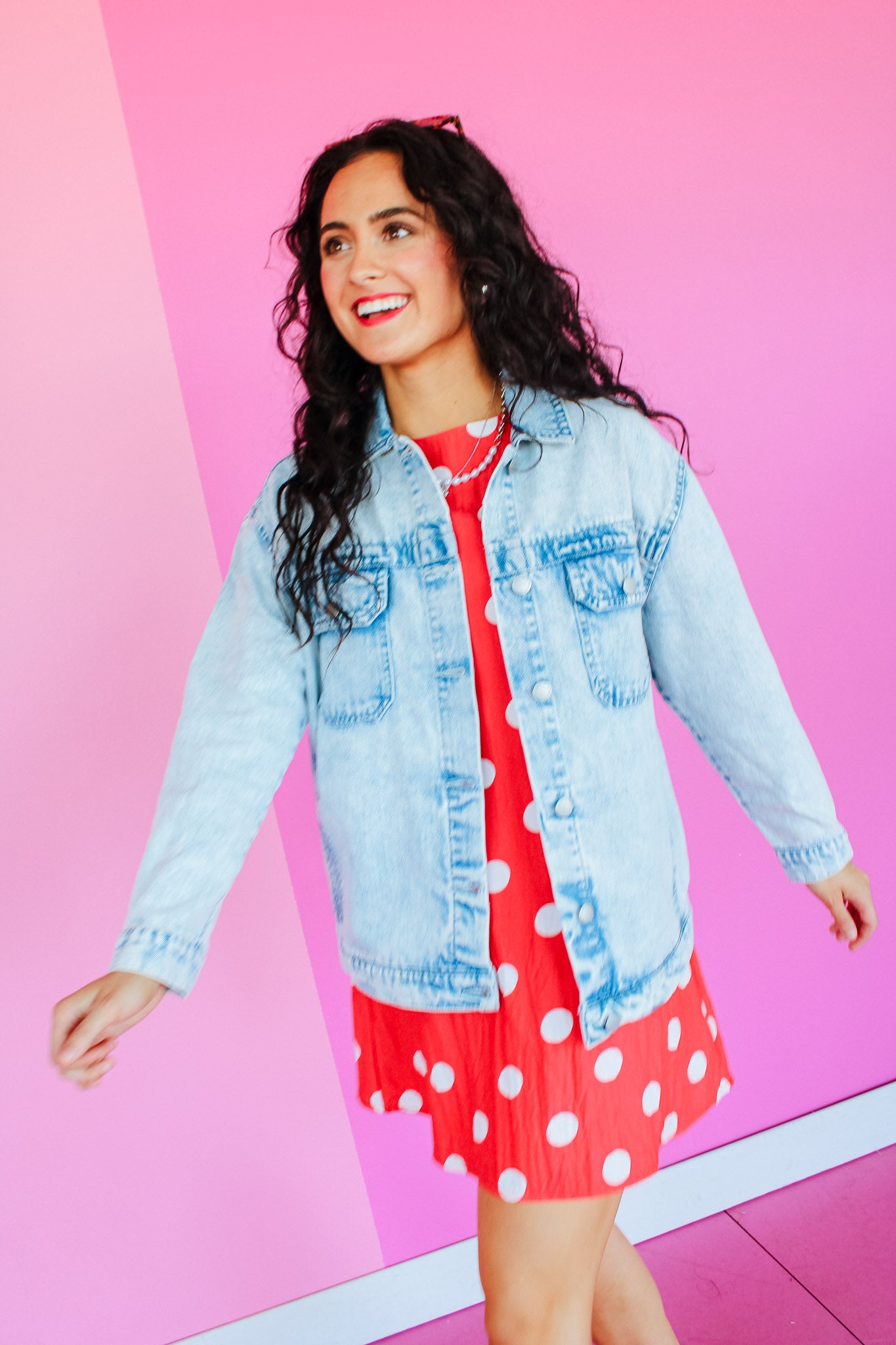 Casey Denim Jacket - Light Acid Wash