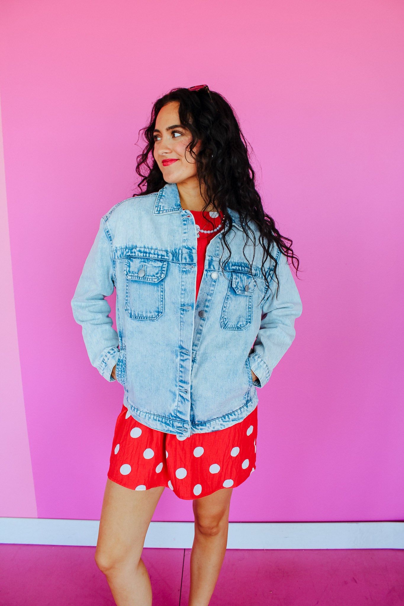 Casey Denim Jacket - Light Acid Wash