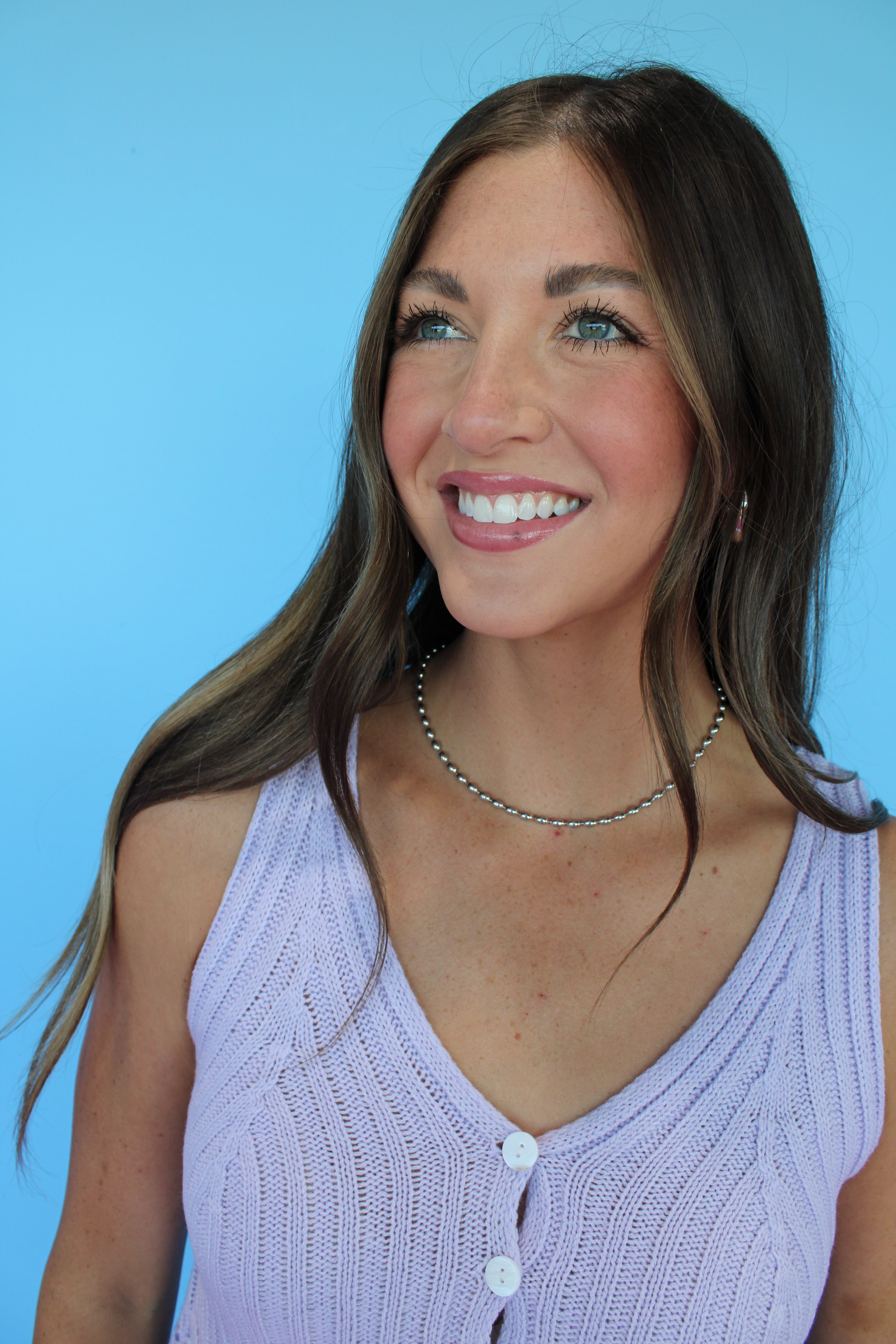 Shimmer Classic Chain Necklace