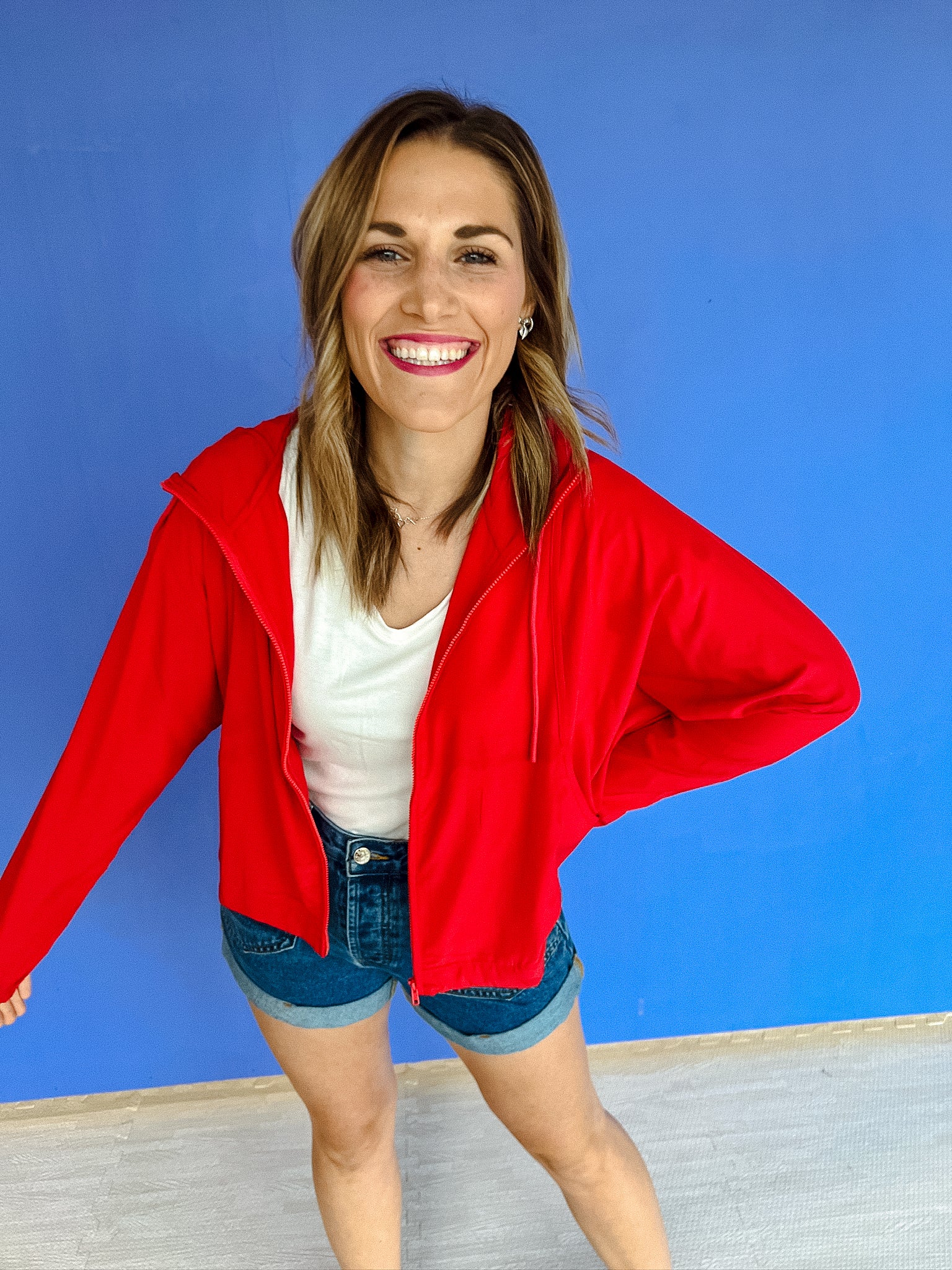 May Jacket - Cool Red