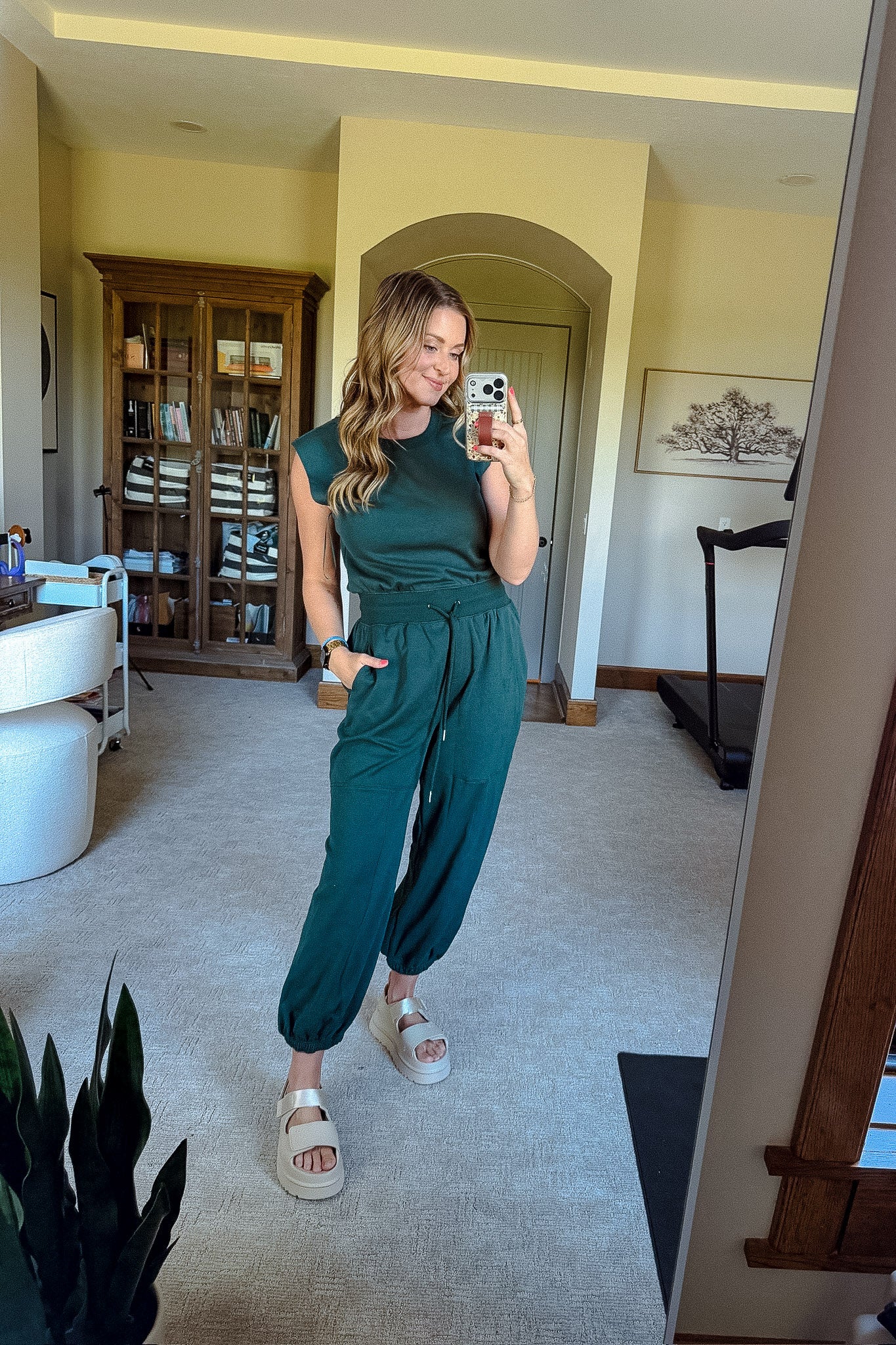 Neely Drawstring Waist Jumpsuit