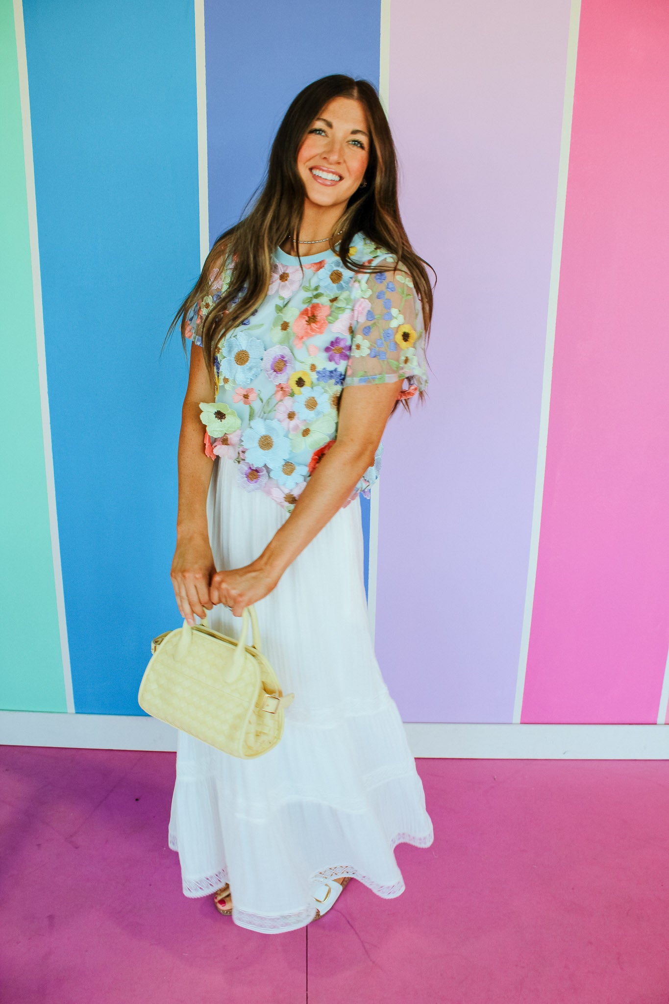 Shawnee Maxi Skirt - Soft White/Ivory