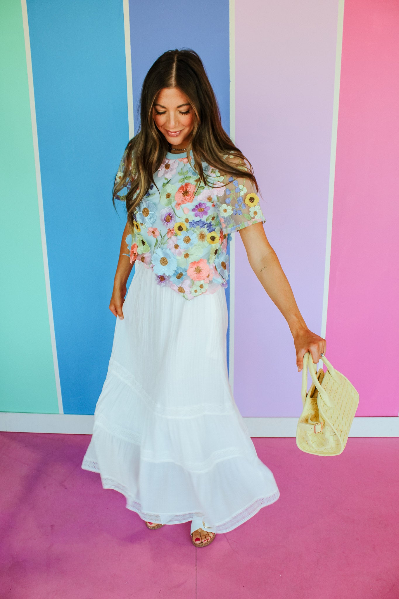 Shawnee Maxi Skirt - Soft White/Ivory