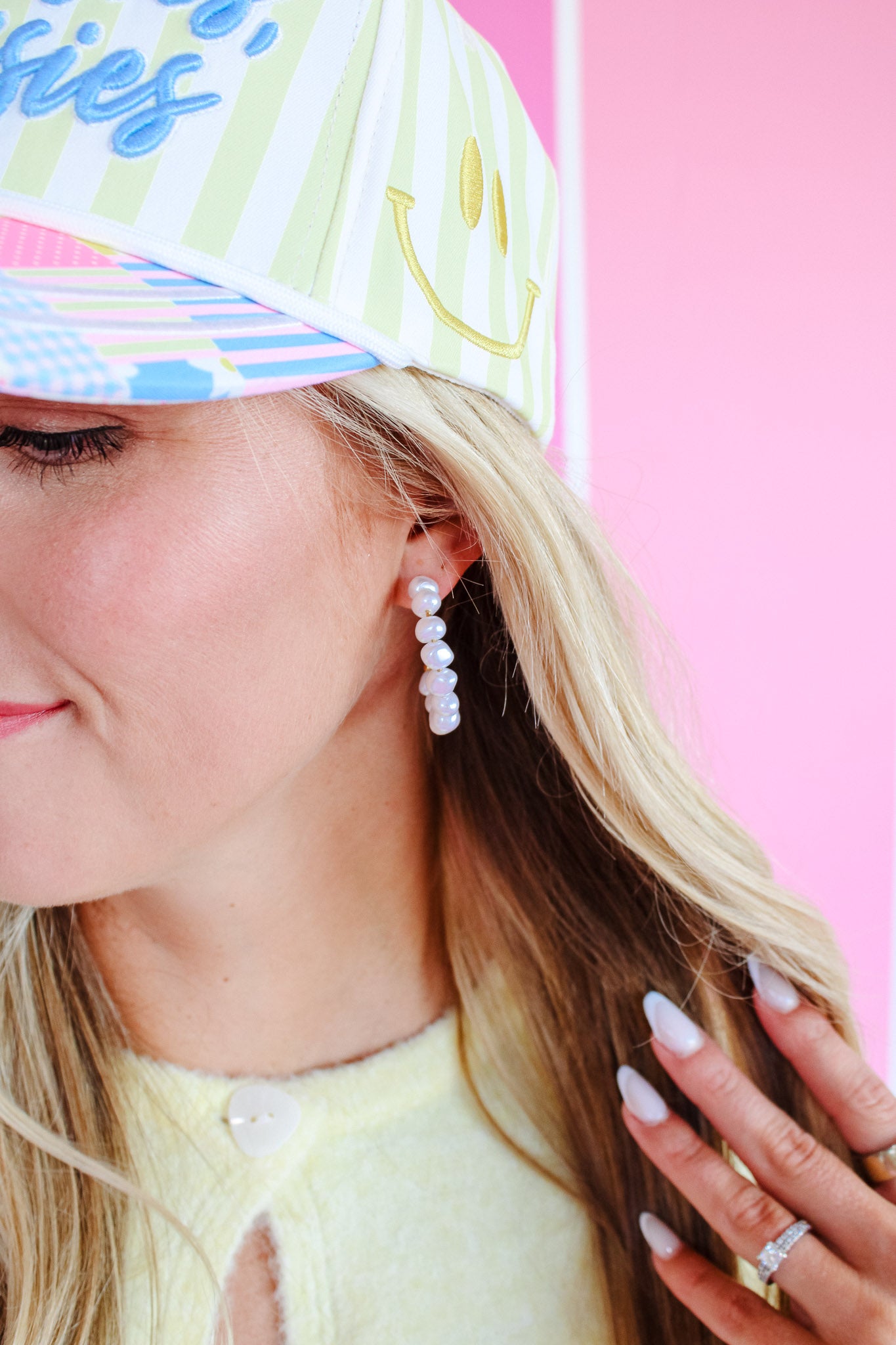 Tinley Pearl Hoops