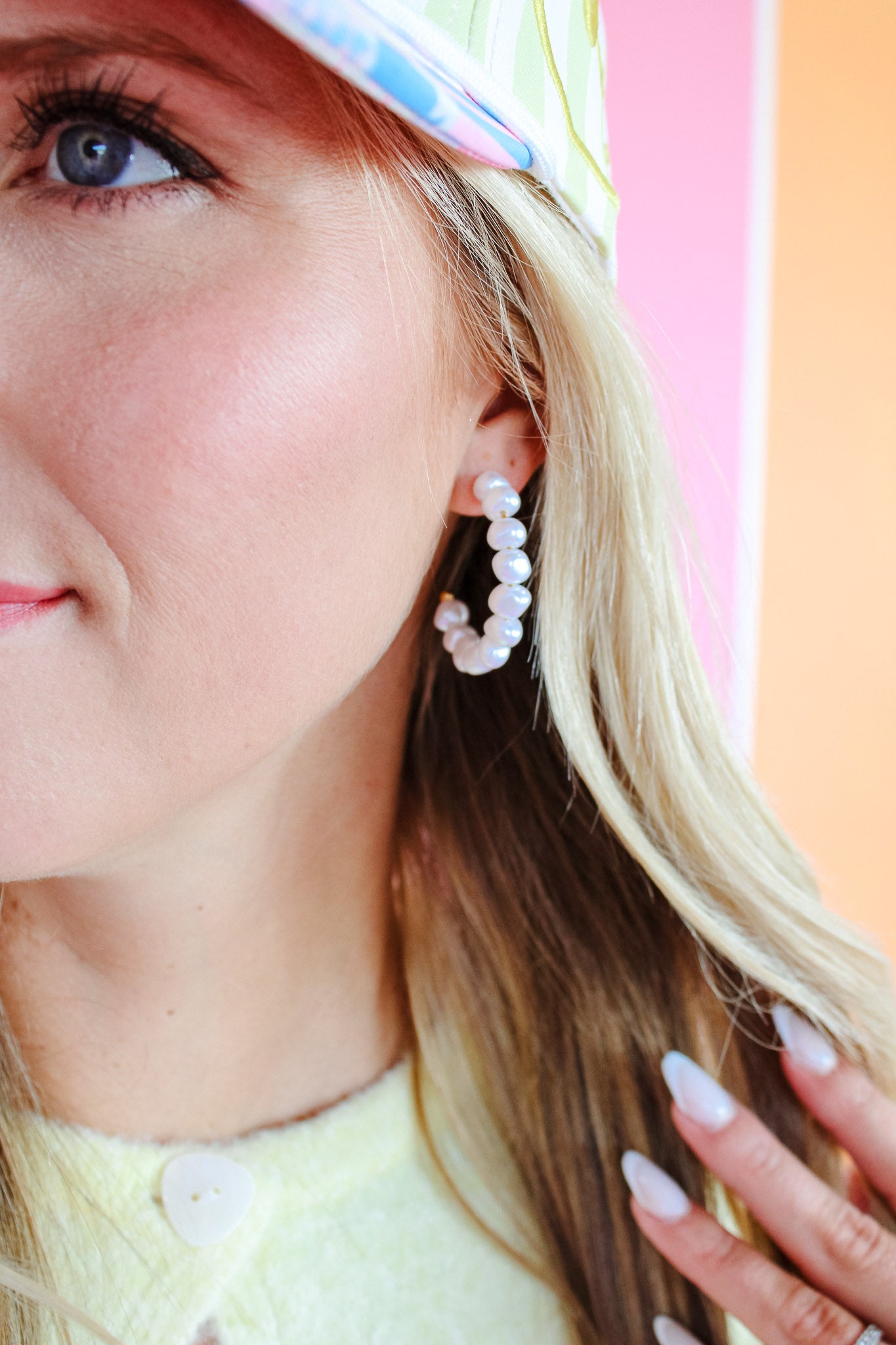 Tinley Pearl Hoops