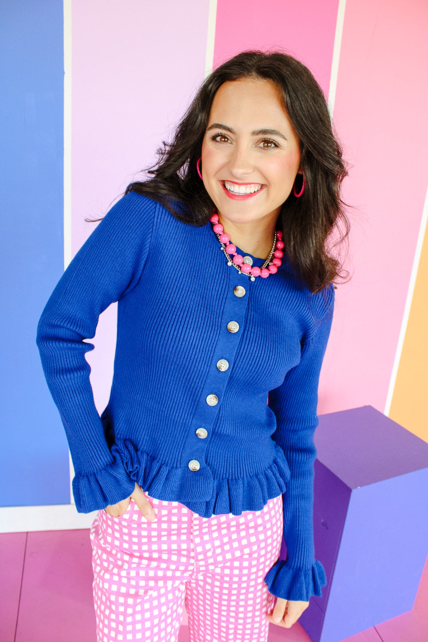 Caitlyn Ribbed Cardigan