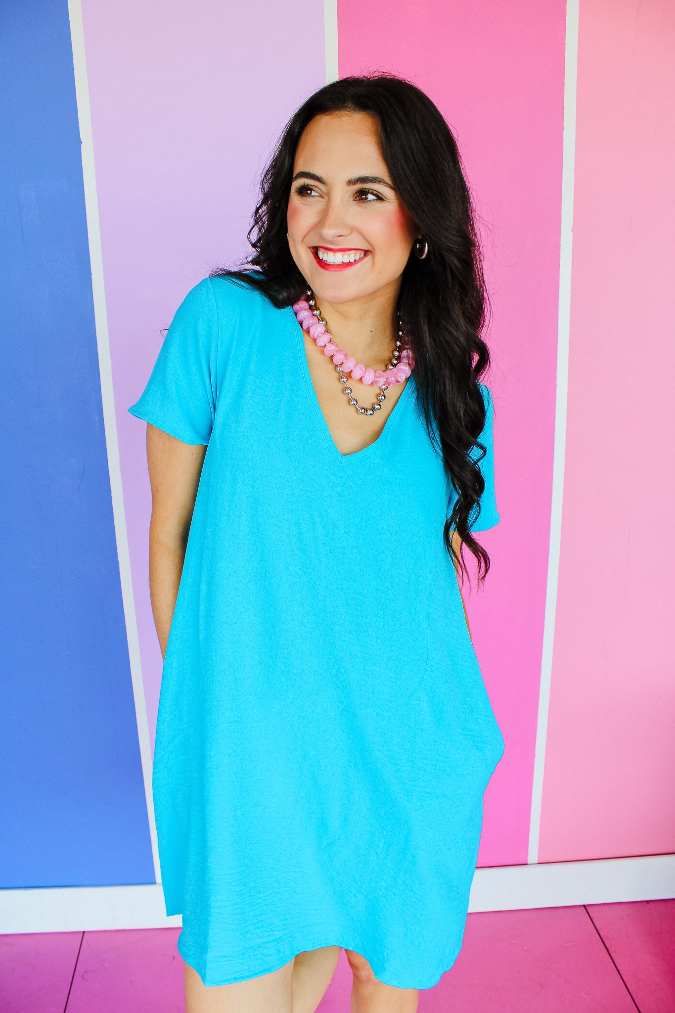 Jody V-Neck Shift Dress