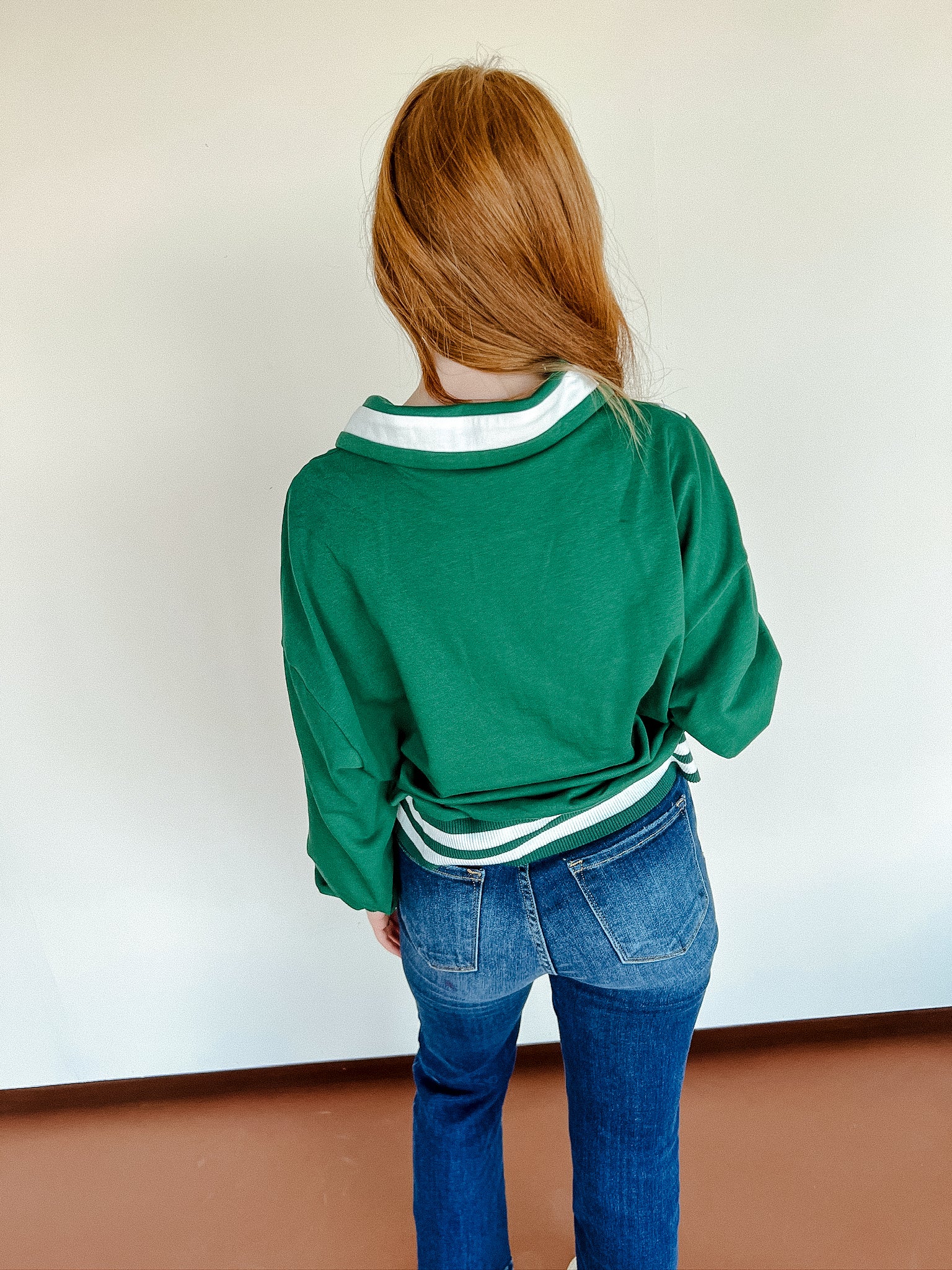 Patti Colorblock Jacket - Forest Green