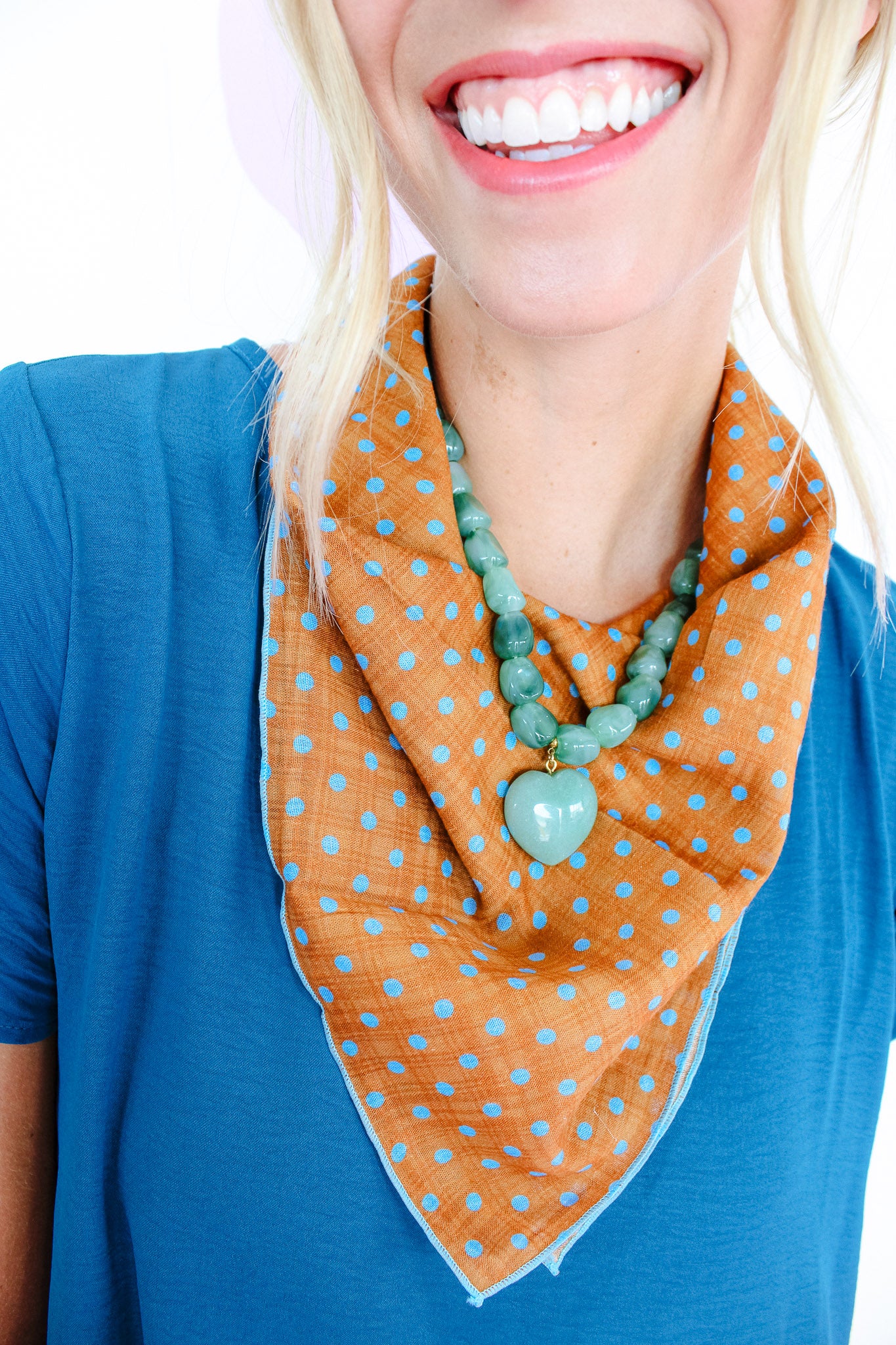 Heart to Heart Stone Necklace