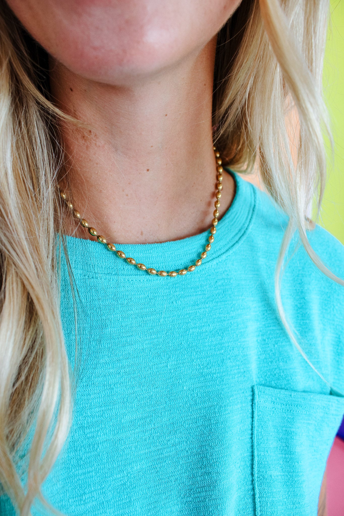 Shimmer Classic Chain Necklace