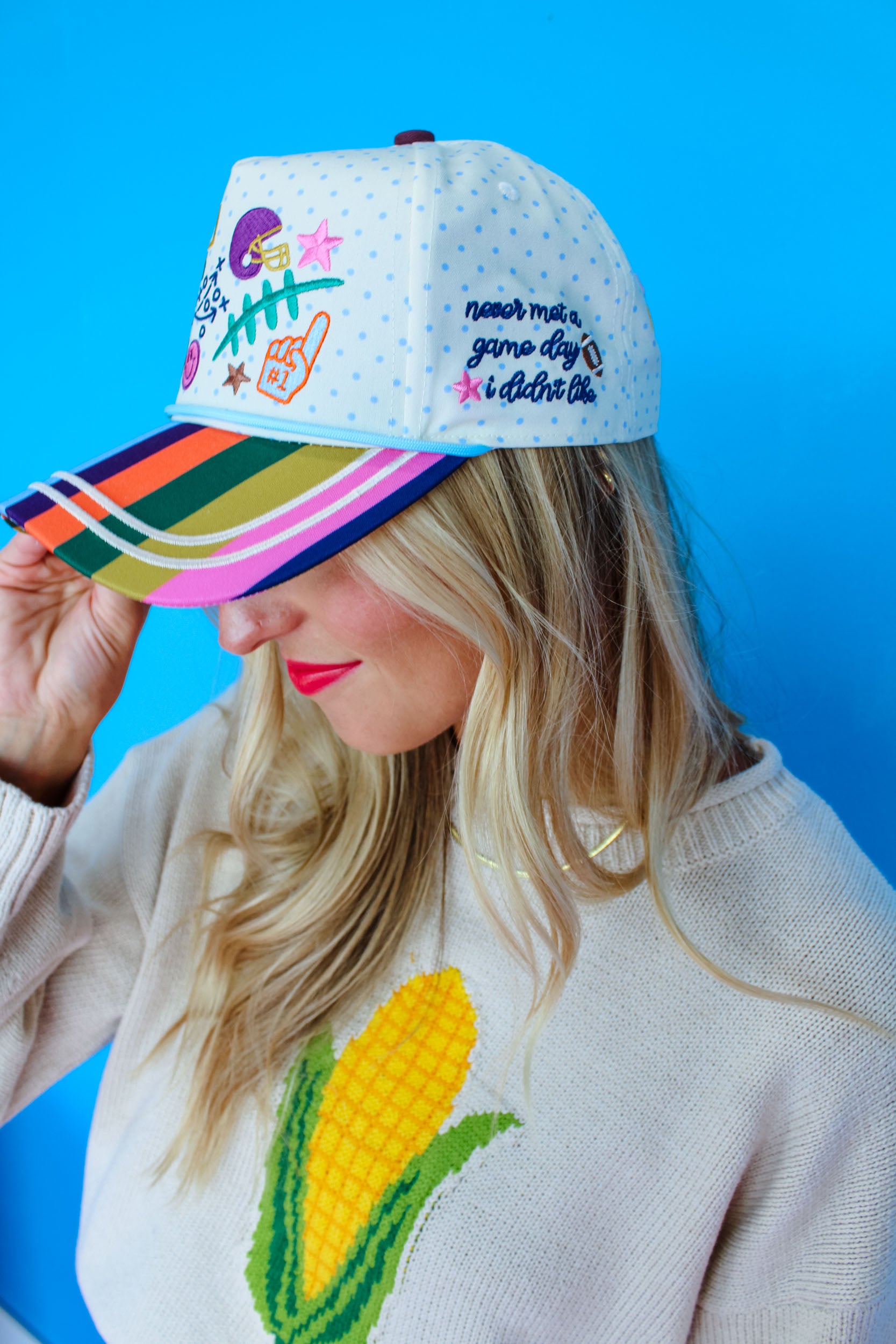 Play Maker Doodles Cap - Multi Stripe