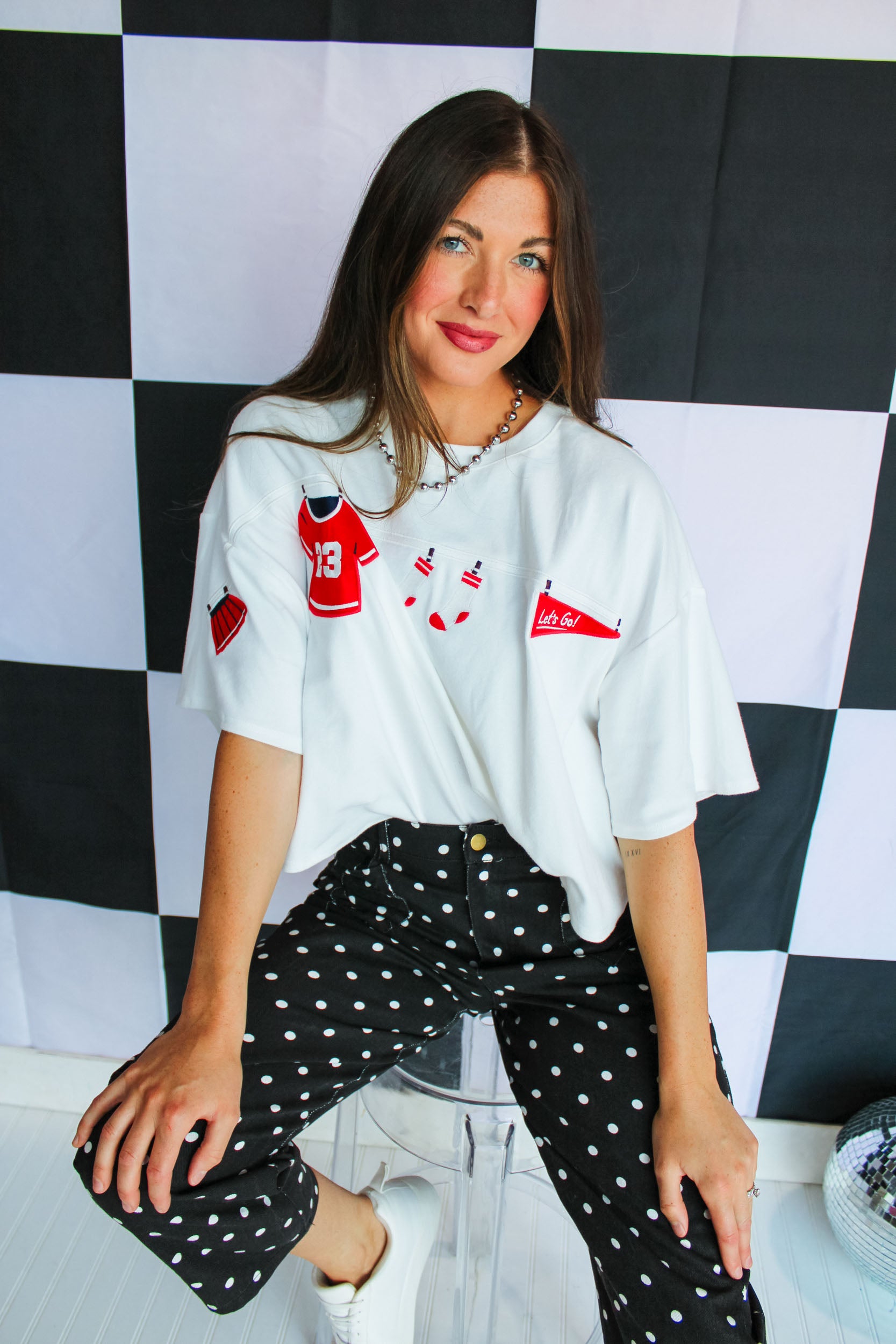 Touchdown Club Graphic Tee - White