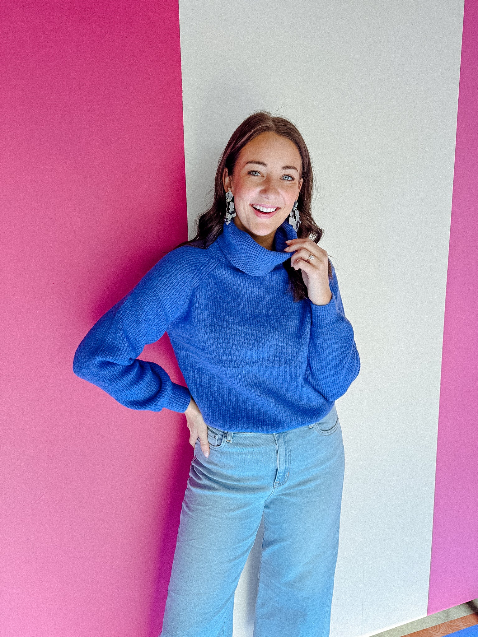 Calipso Turtleneck Sweater - Heliotrope