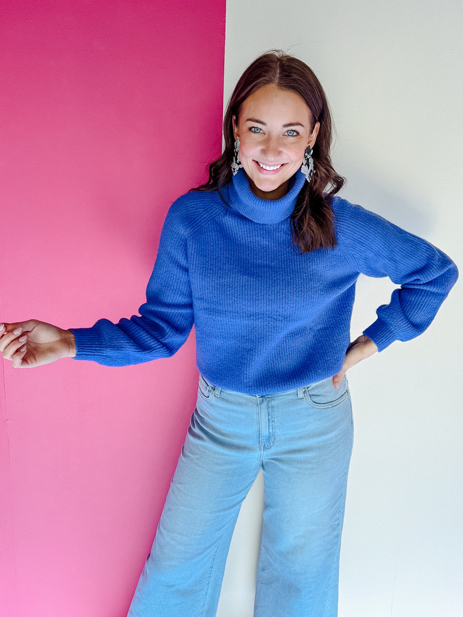 Calipso Turtleneck Sweater - Heliotrope