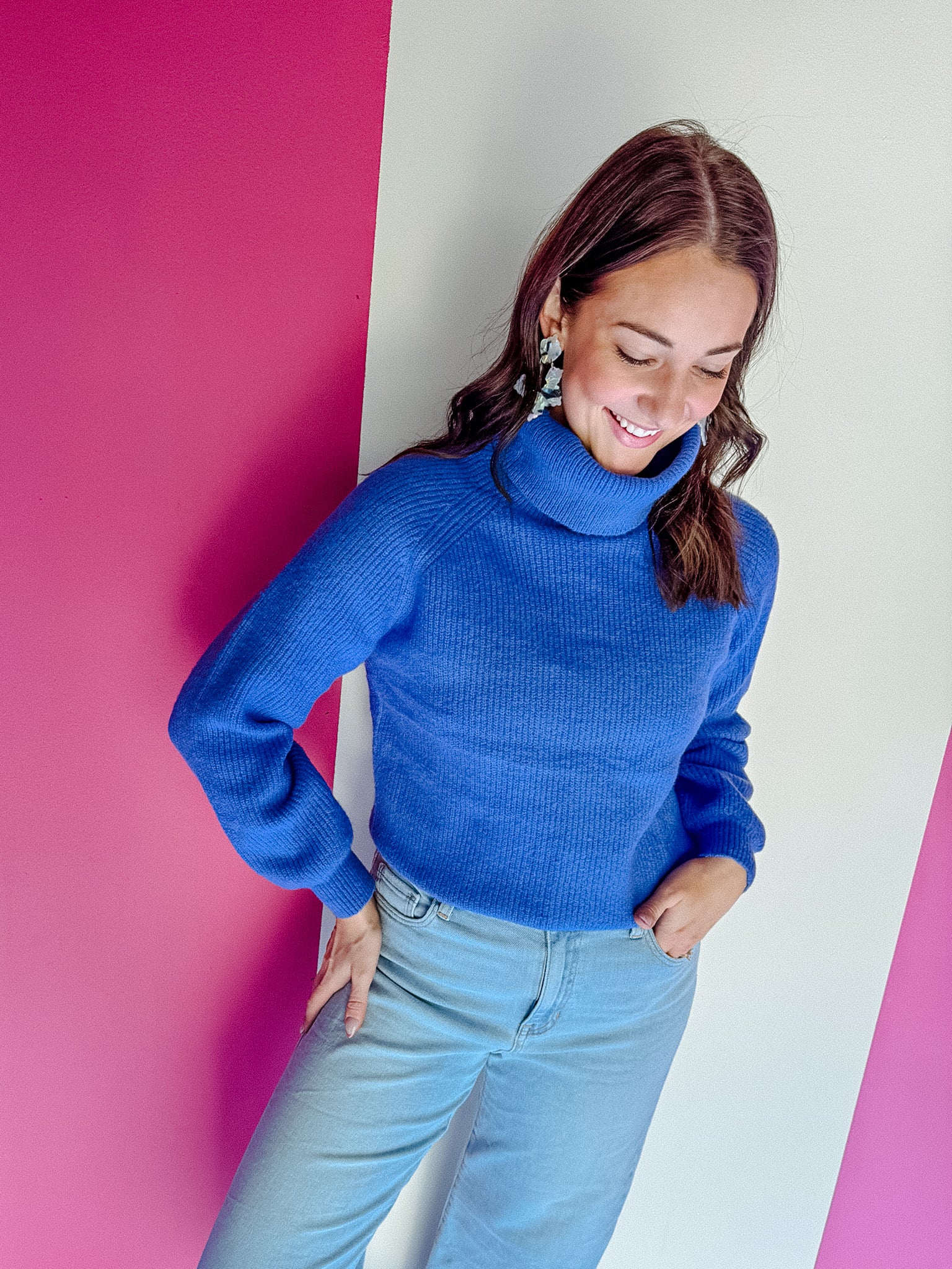 Calipso Turtleneck Sweater - Heliotrope