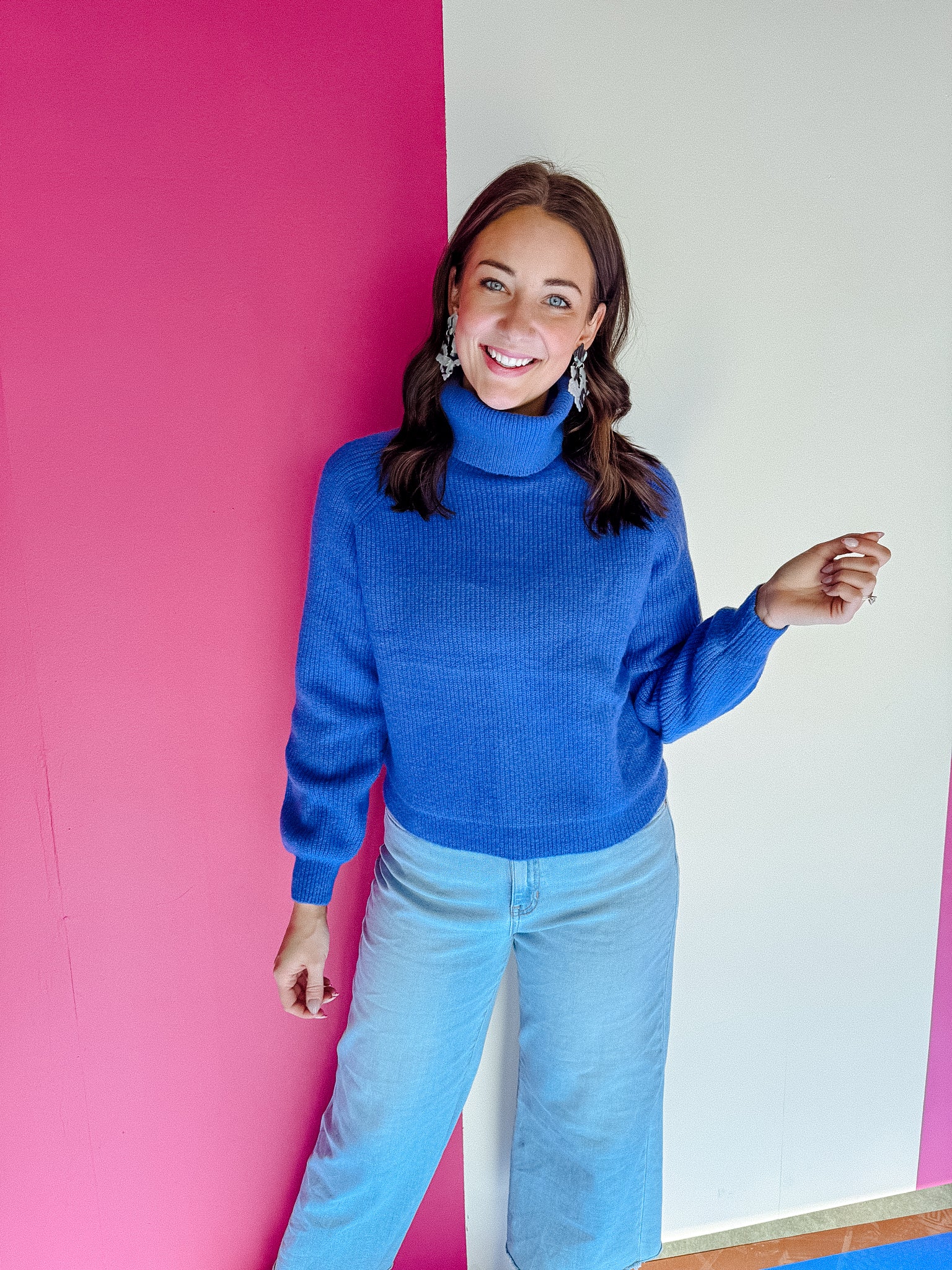 Calipso Turtleneck Sweater - Heliotrope