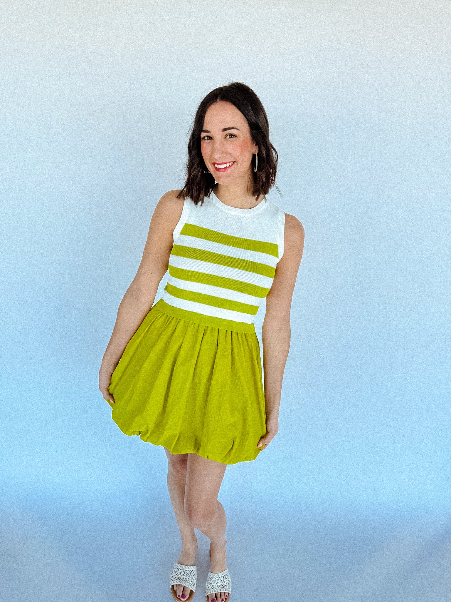 Kensington Bubble Skirt Mini Dress