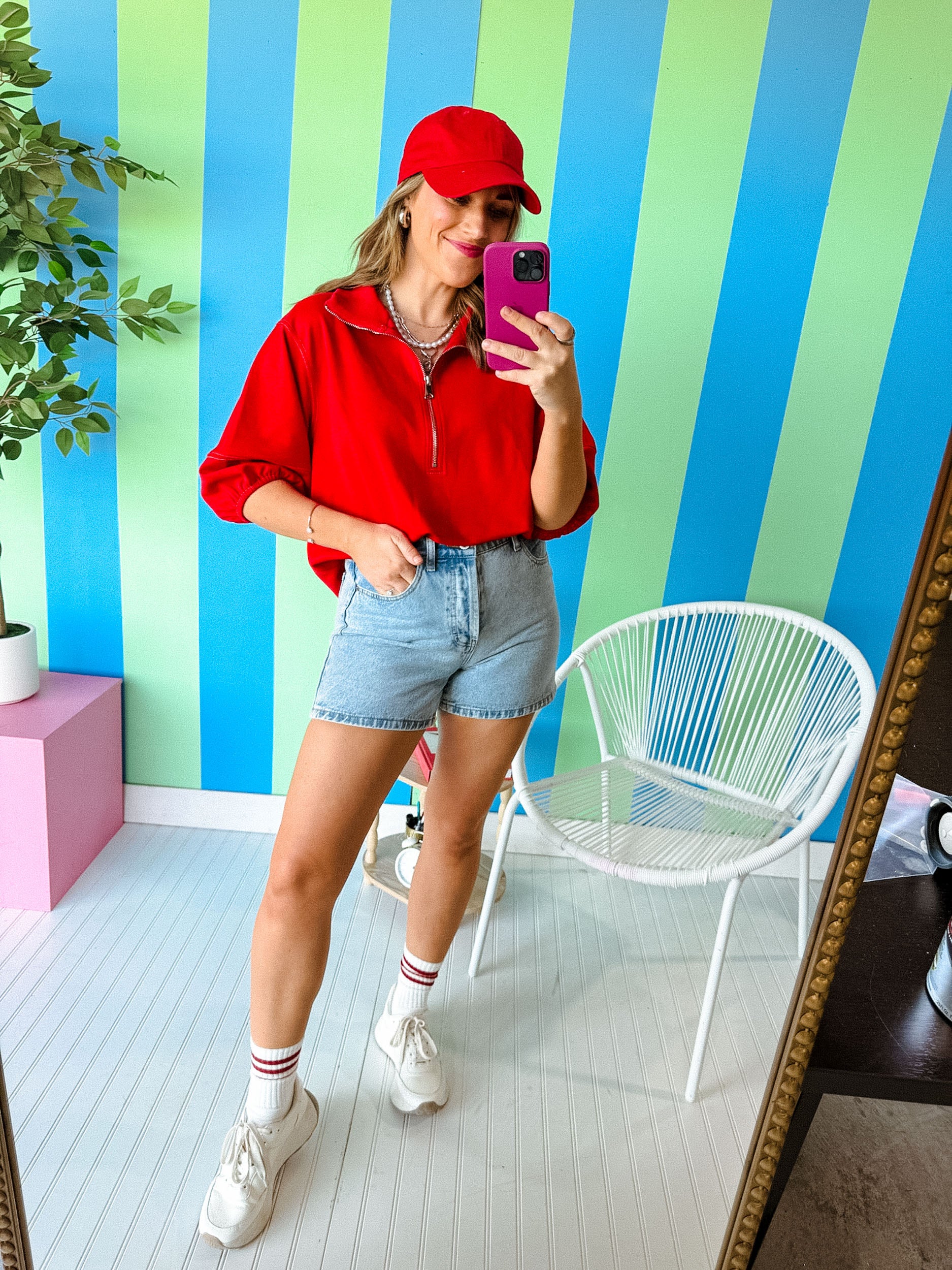 Krissa Half Zip Top