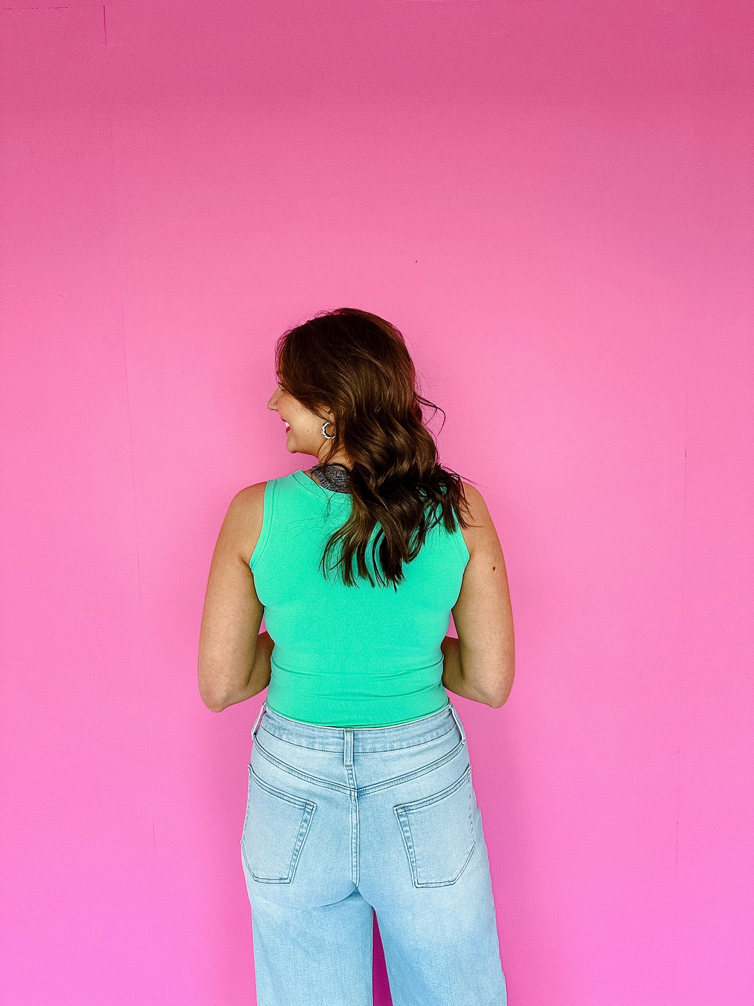 Seize The Day Reversible Tank - Pastel Jade