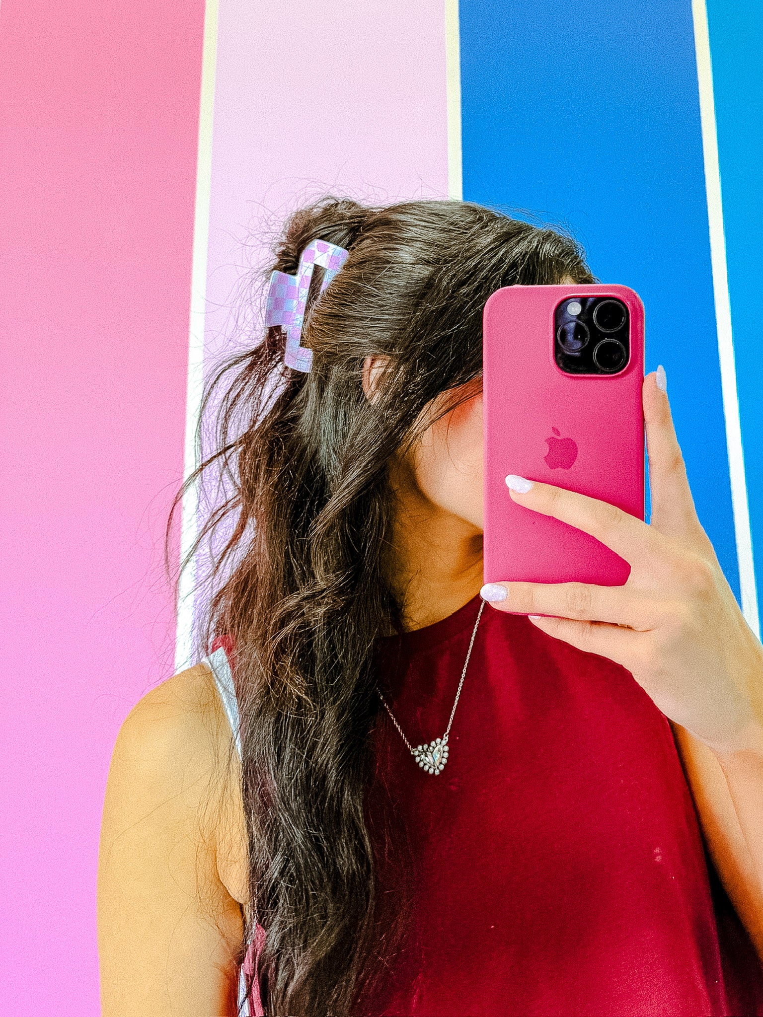 Check Mate Hair Claw Clip