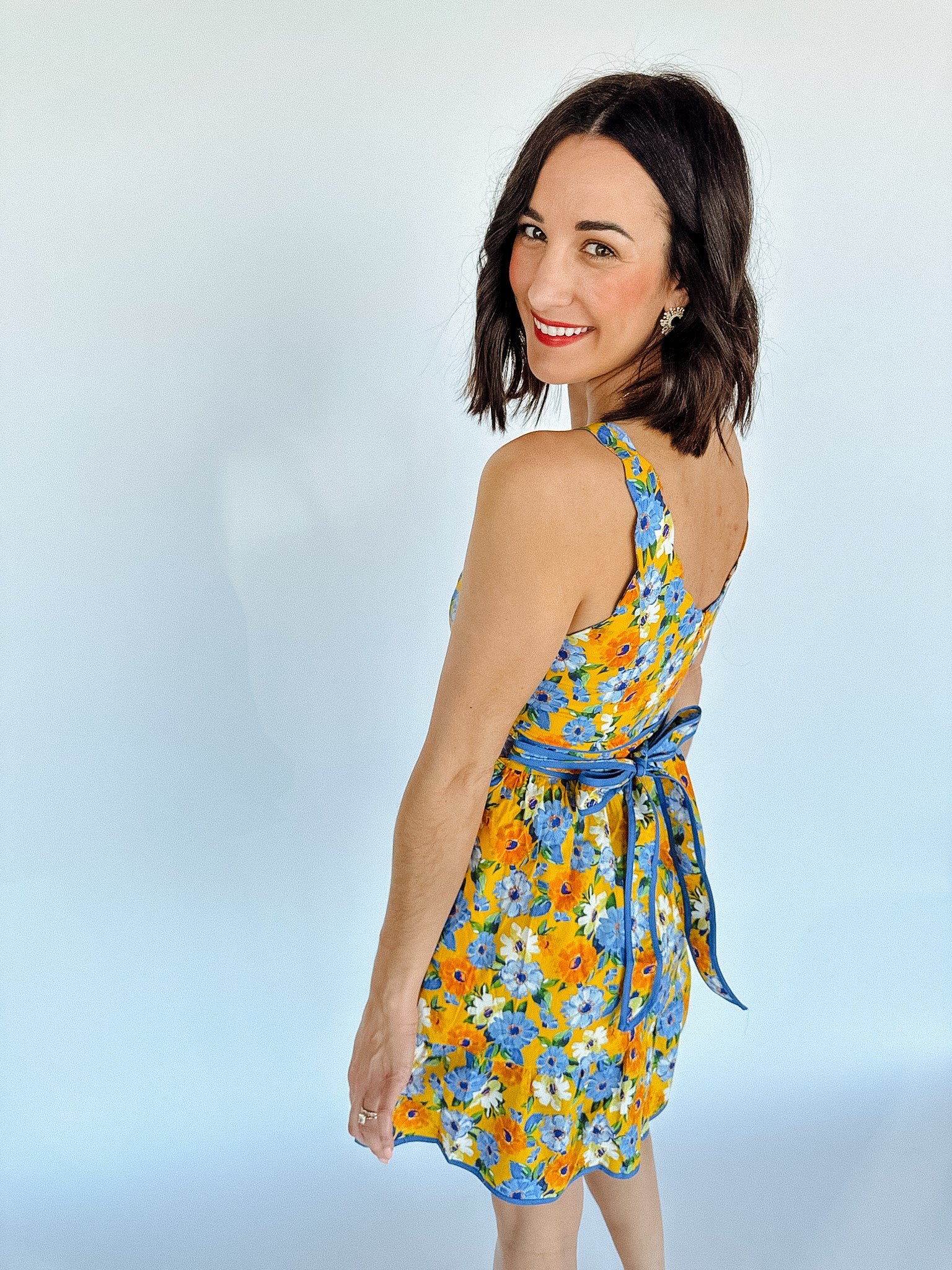 harriet floral mini dress Altar'd State Harriet Floral Mini Dress