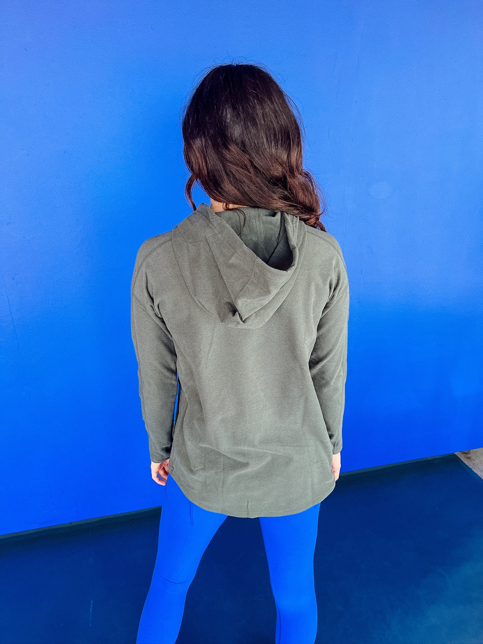 Julia Brushed Hoodie - Mole