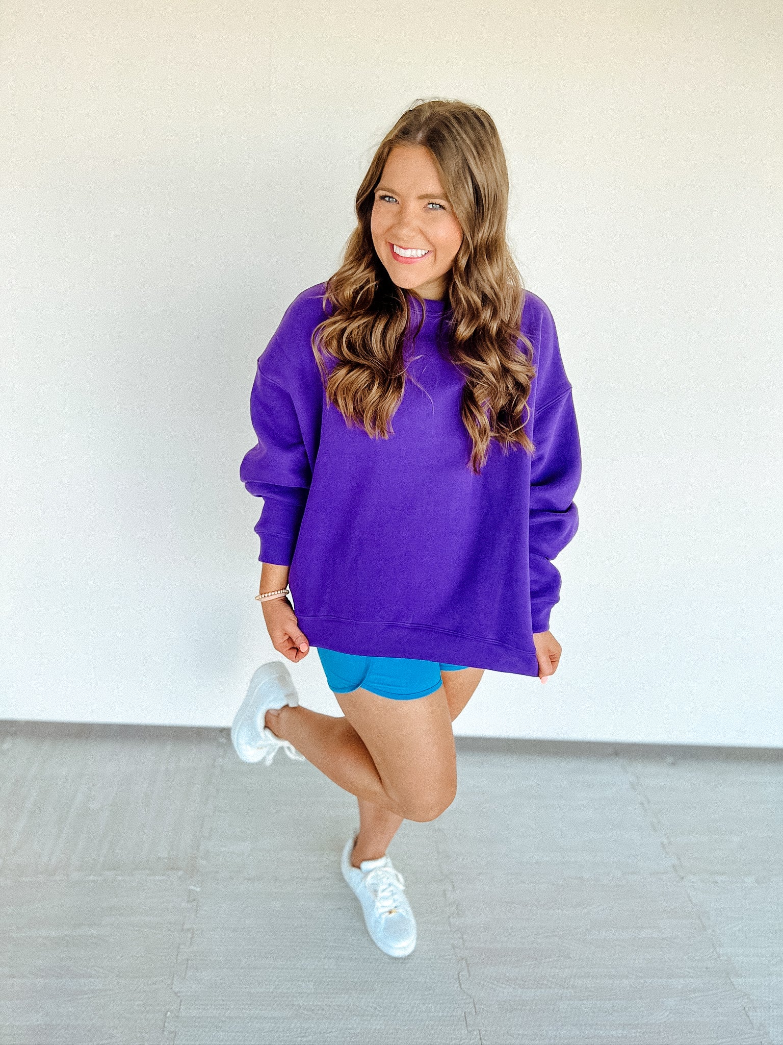 Torey Crewneck Sweatshirt - Spring Violet