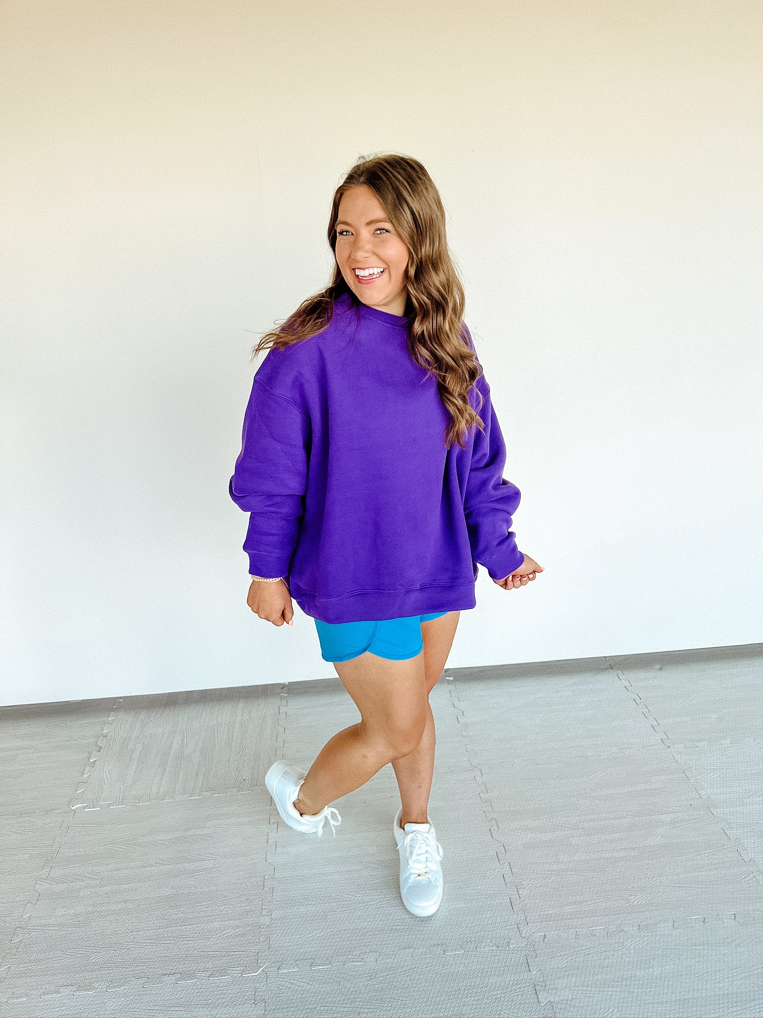 Torey Crewneck Sweatshirt - Spring Violet