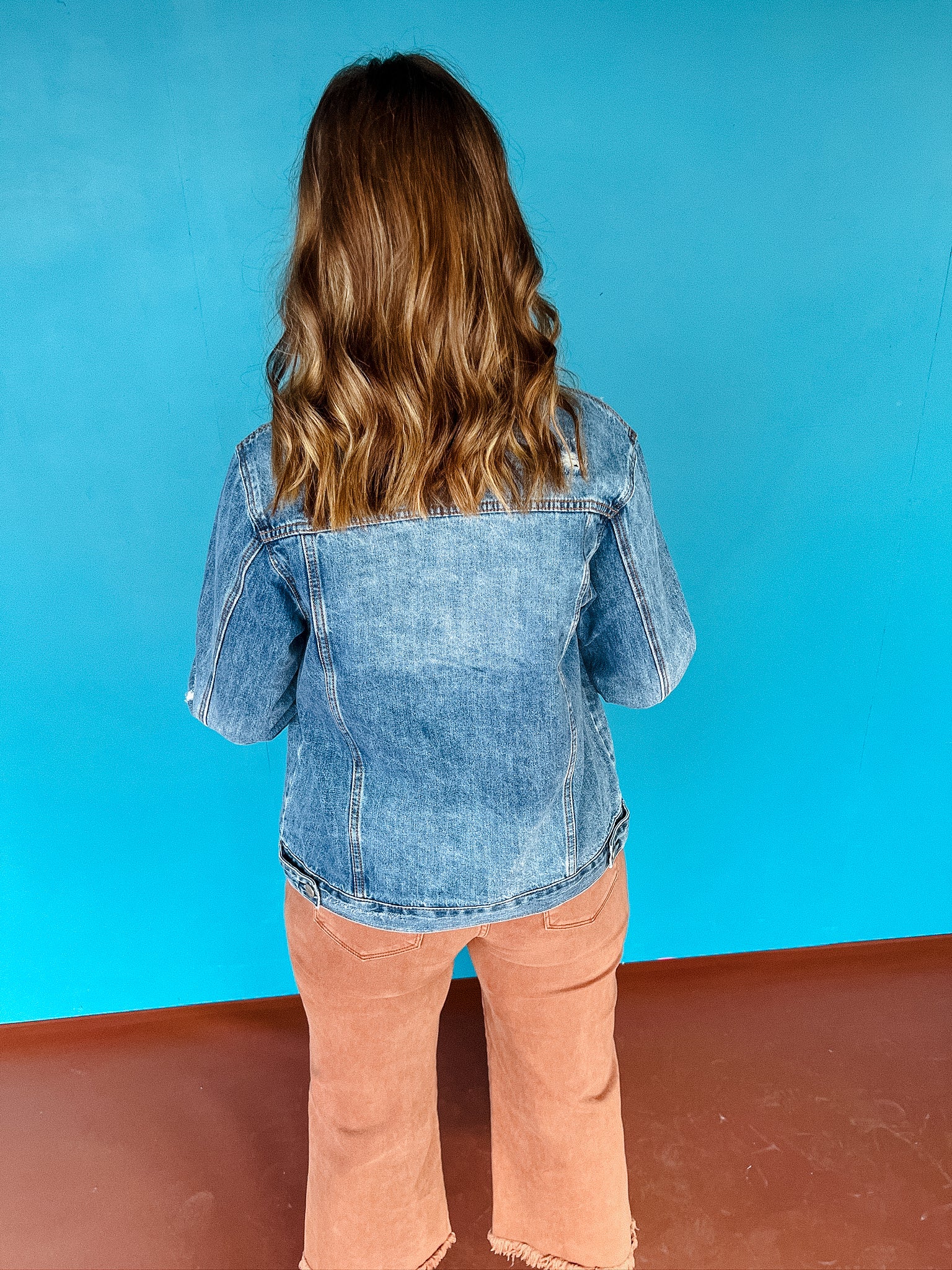 [Risen] Maisie Vintage Denim Jacket - Muted Denim