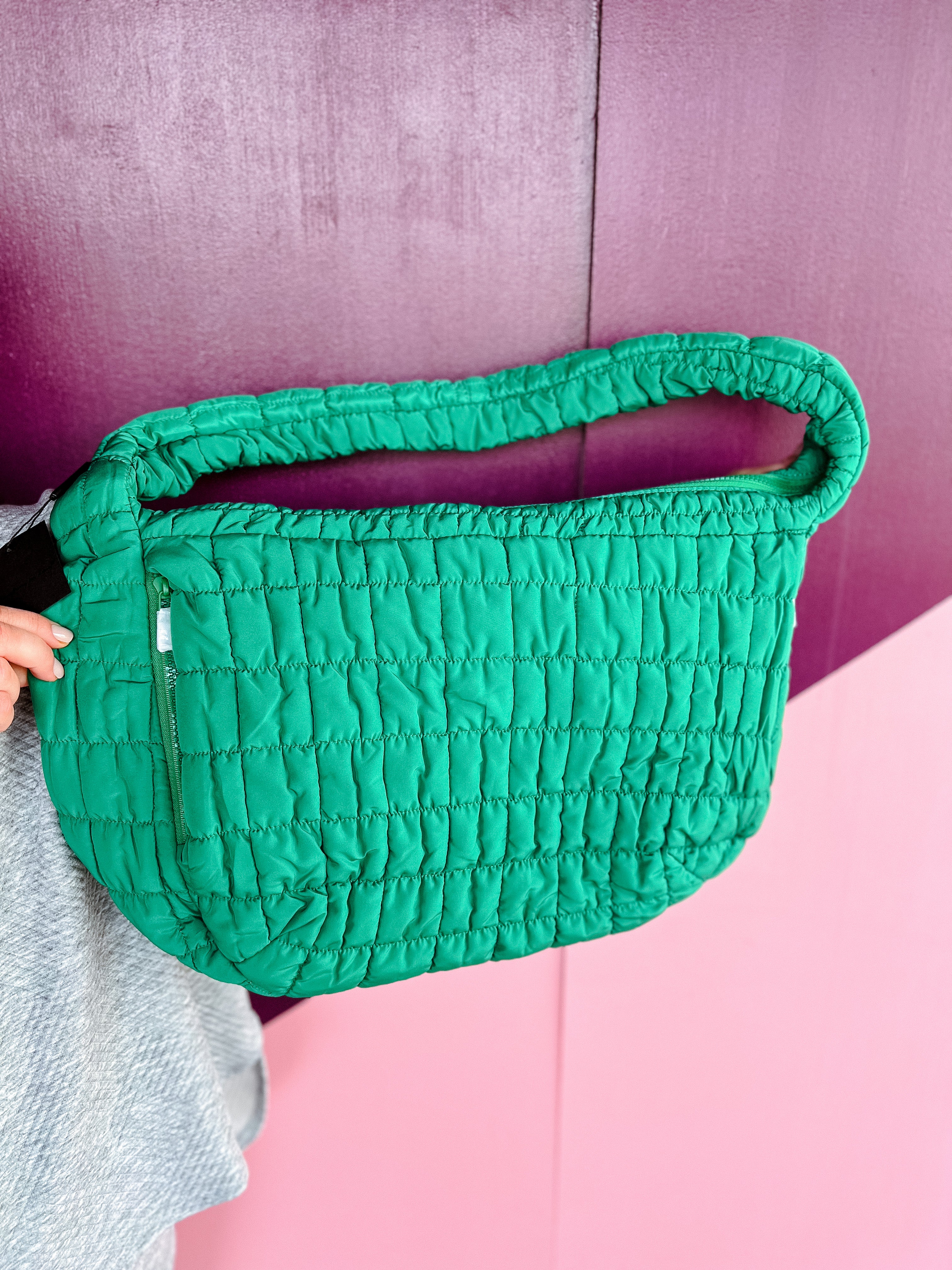 Hailey Cloud Bag - Emerald