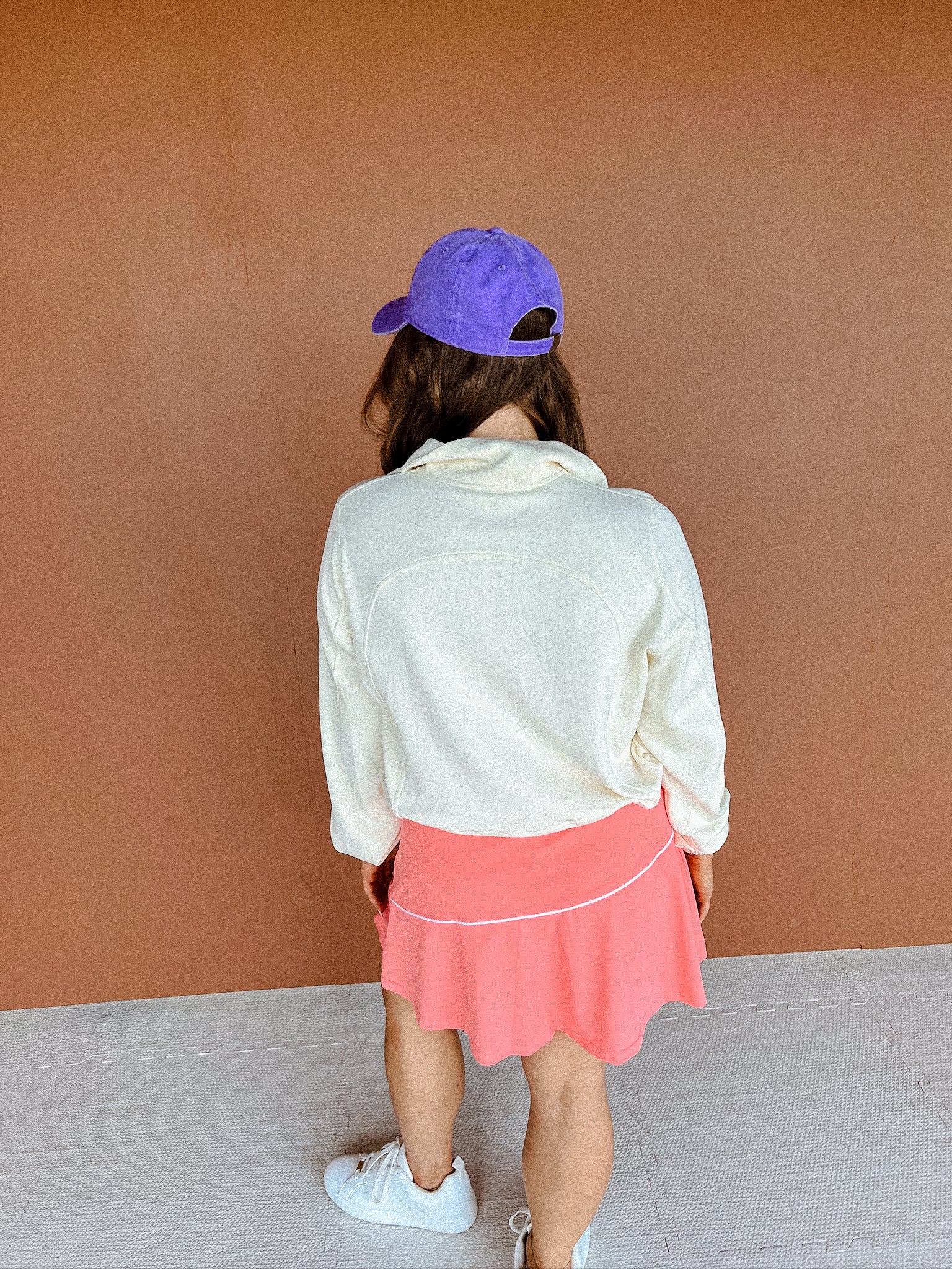 Cammie Cropped Quarter Zip Jacket - Banana